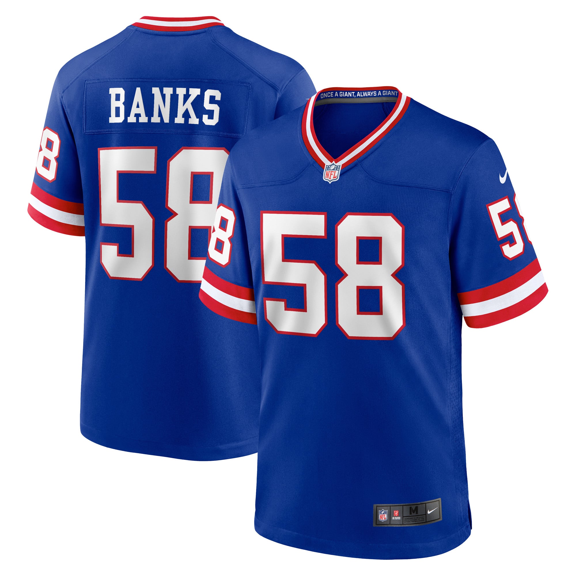 New York Giants Royal Retired Player Alternate Jersey for Kids – Carl Banks