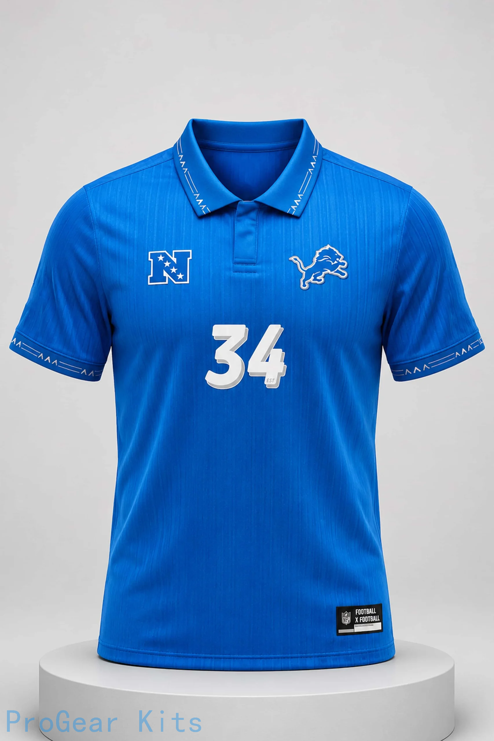 Detroit Lions 2026 Football Collared Fan Kit for Men