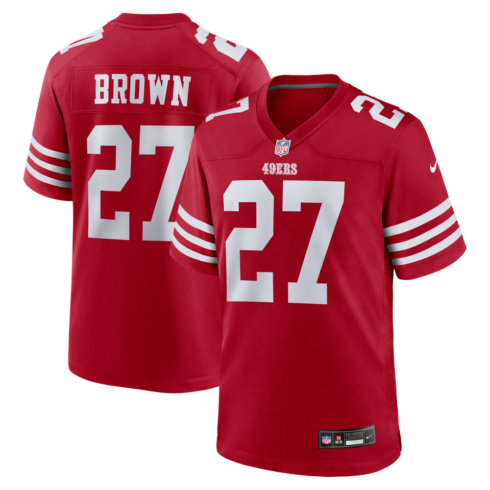 San Francisco 49ers Brown Game Jersey for Women – Ji'Ayir