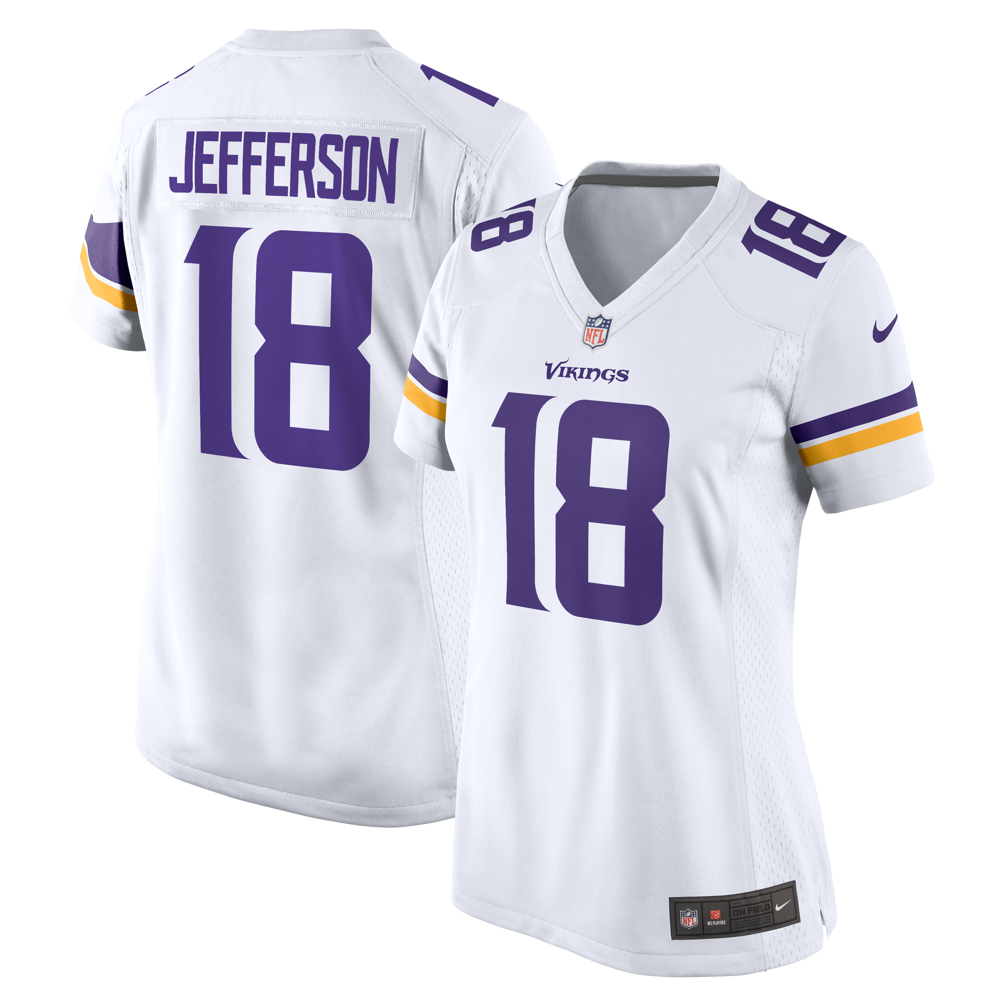 Minnesota Vikings White Player Jersey for Kids – Justin Jefferson