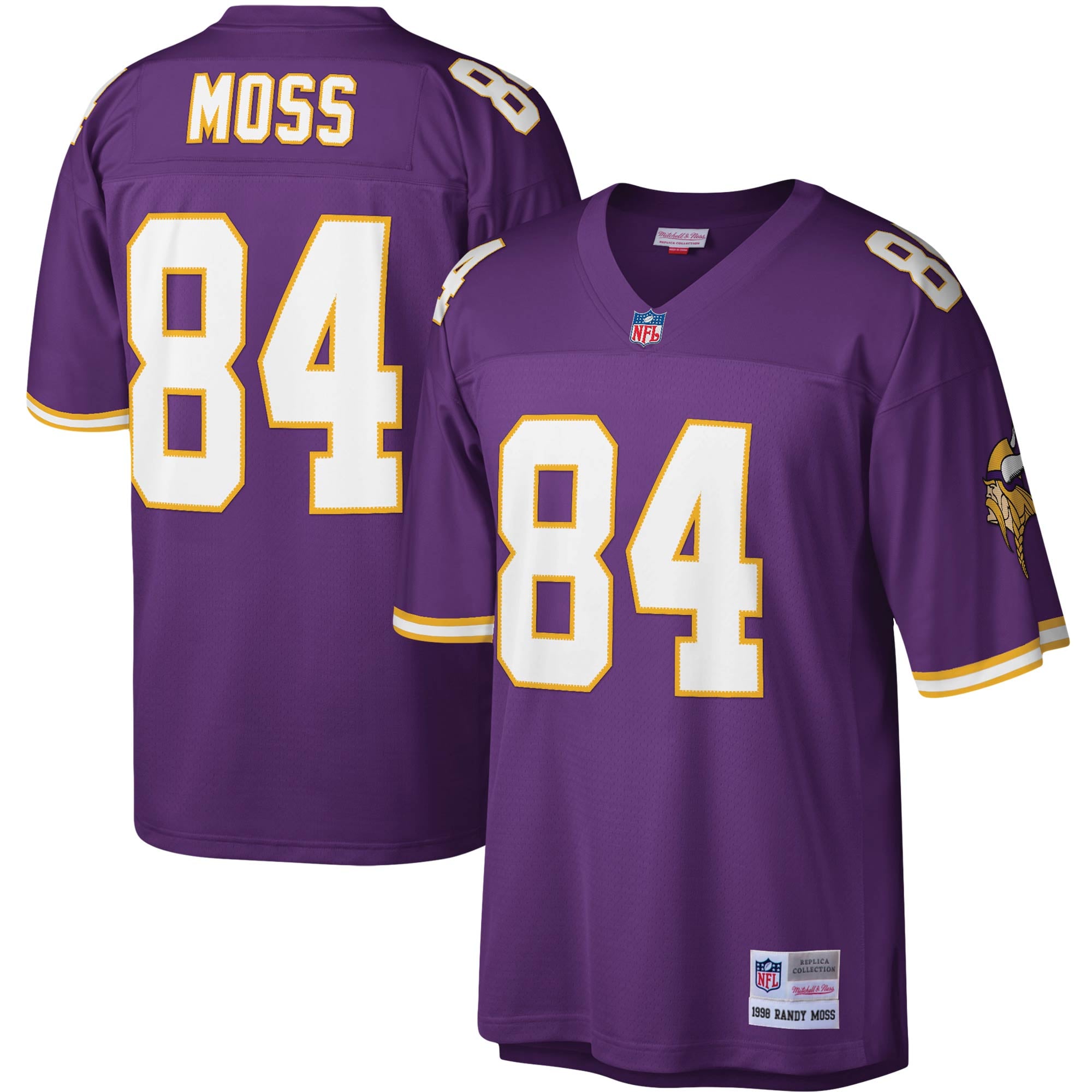Minnesota Vikings Purple Replica Jersey for Kids – Randy Moss