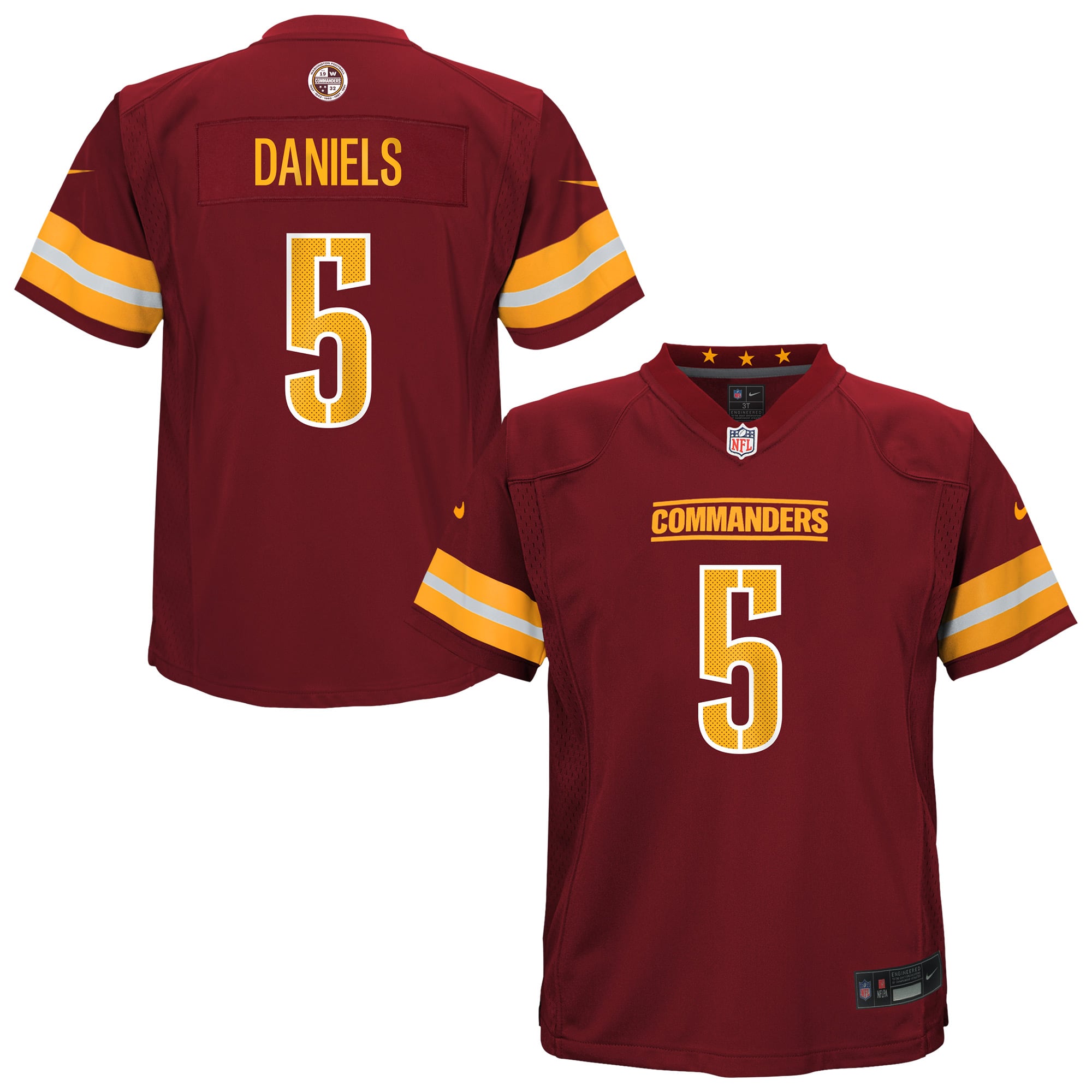 Washington Commanders Burgundy Player Jersey for Men – Jayden Daniels
