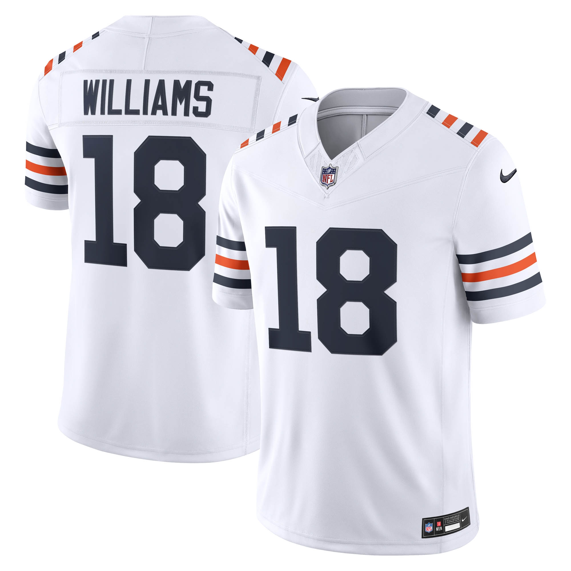 Chicago Bears White Stitched Limited Alternate Jersey for Men – Caleb Williams