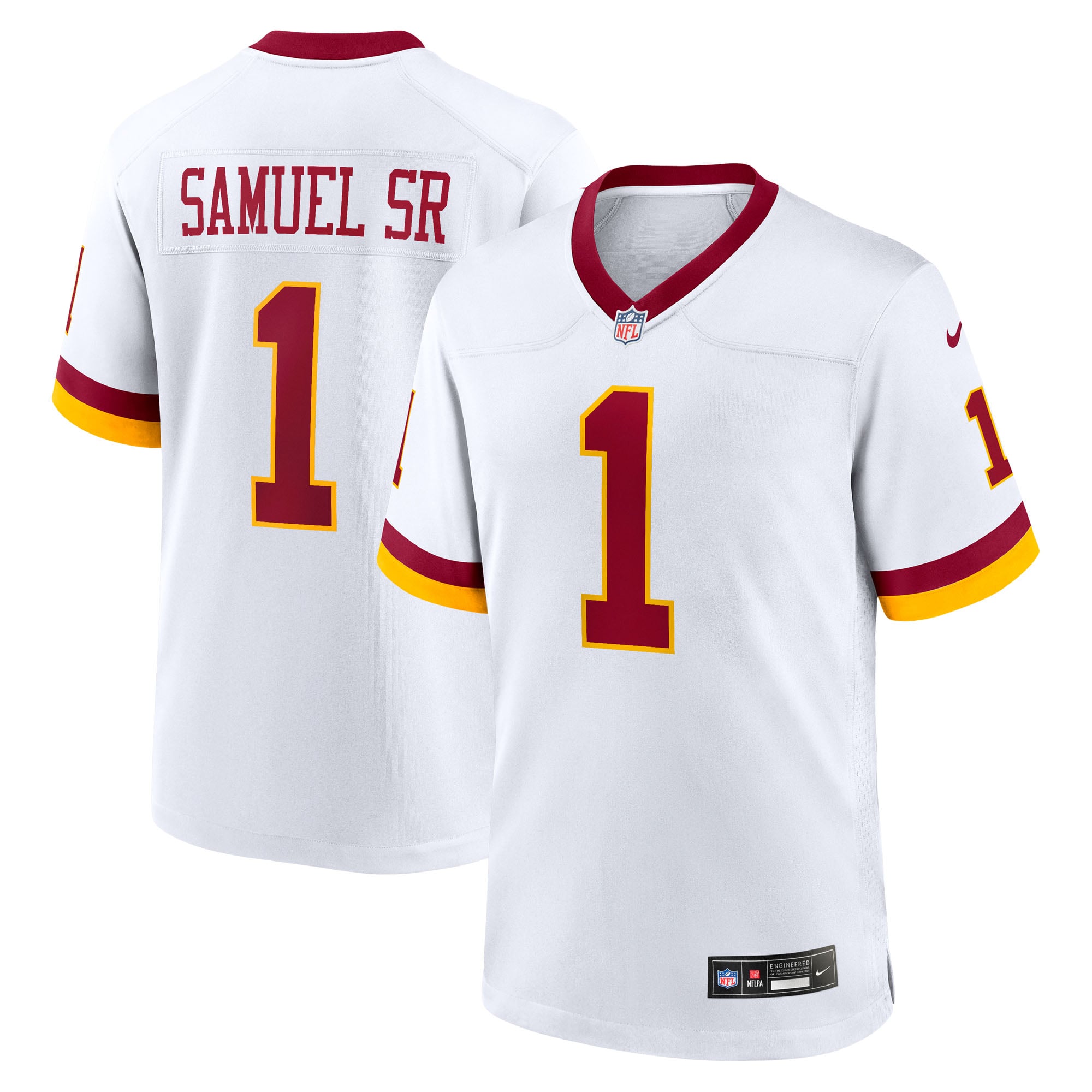 Washington Commanders White Super Bowl Era Game Jersey for Men – Deebo Samuel Sr