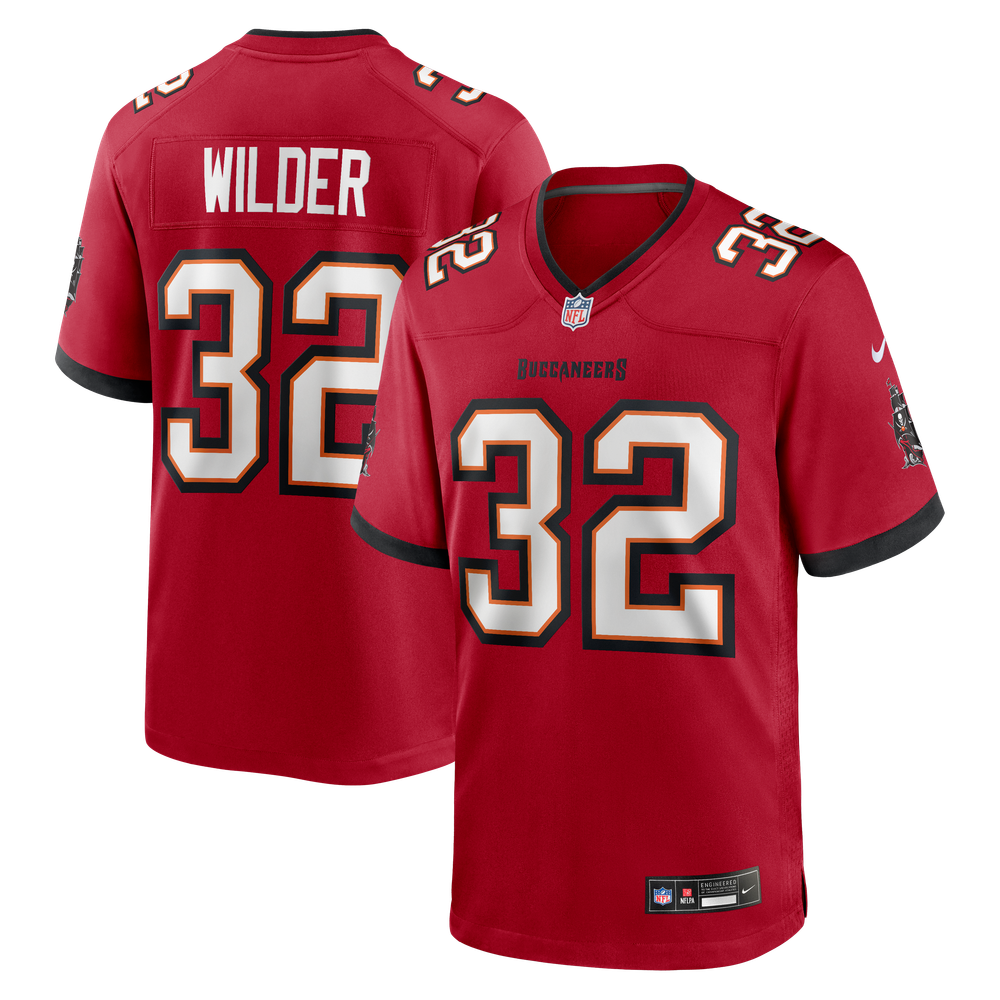 Tampa Bay Buccaneers Red Retired Player Jersey for Women – James Wilder