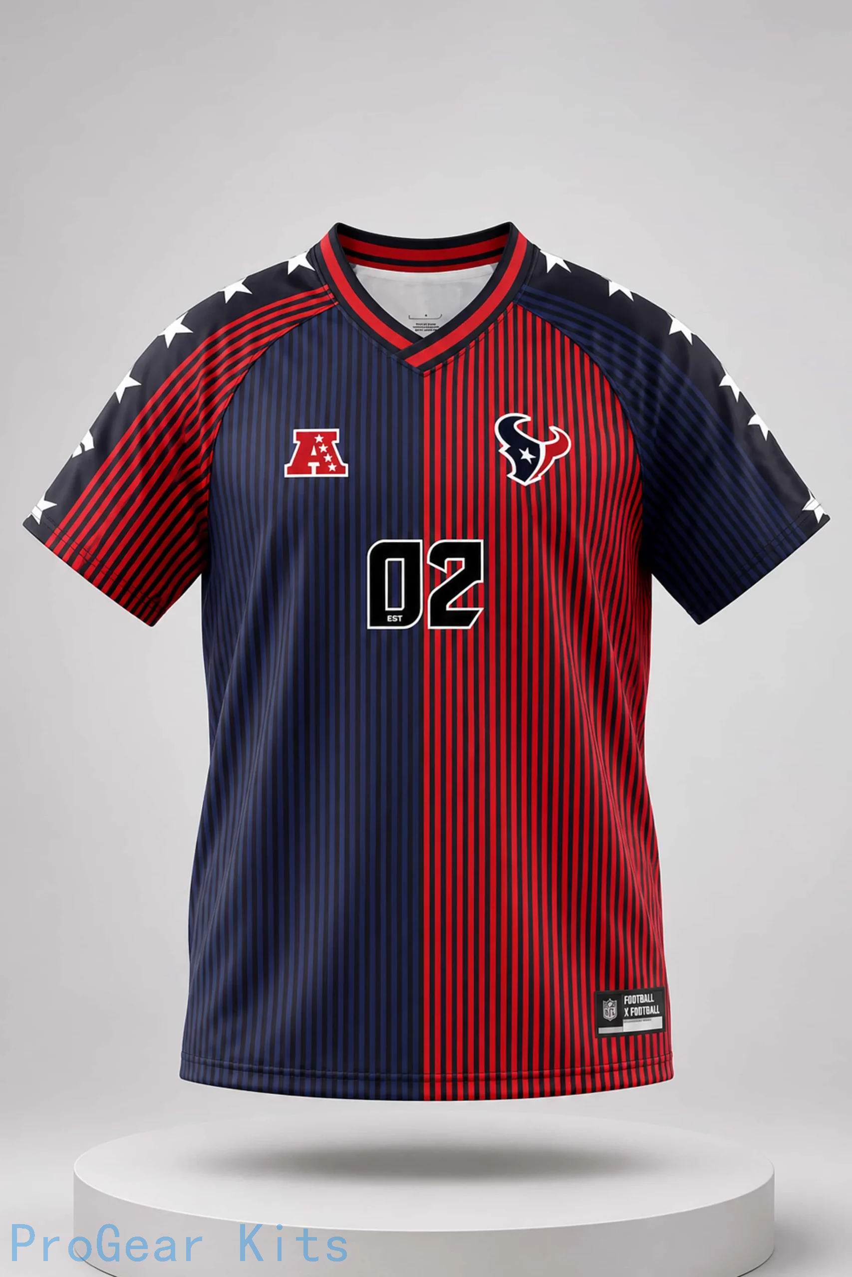 Houston Texans 2026 Football Neck Fan Jersey for Men