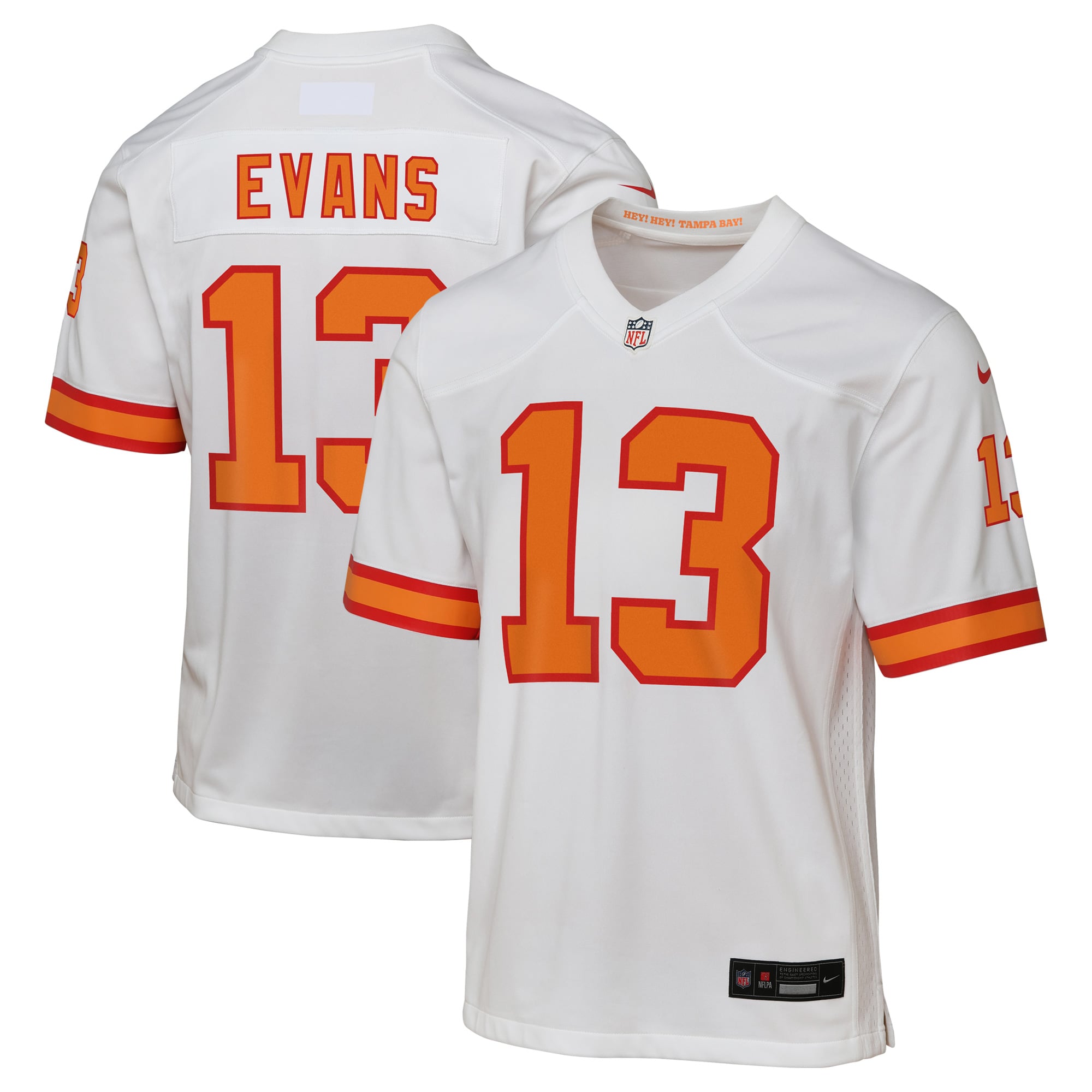 Tampa Bay Buccaneers White Game Jersey for Kids – Mike Evans