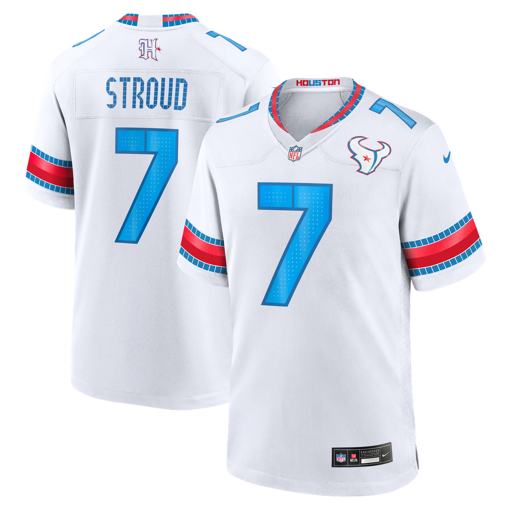 Houston Texans 2026 White Rivalries Game Jersey for Men – C.J. Stroud
