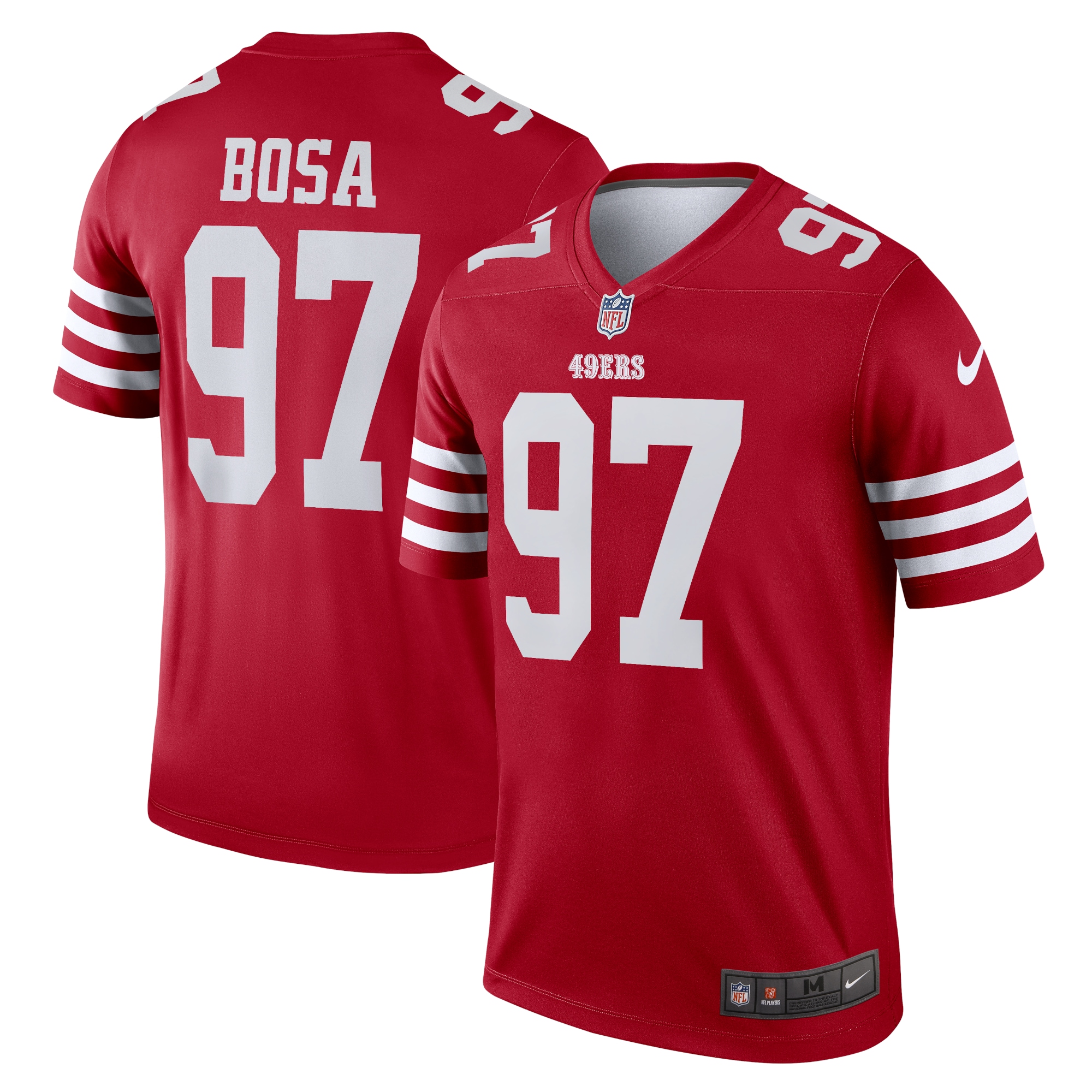 San Francisco 49ers Scarlet Player Jersey for Men – Nick Bosa