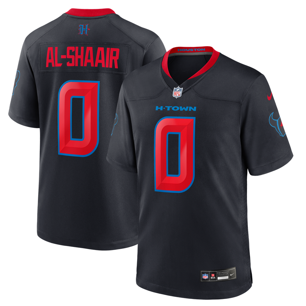 Houston Texans Navy Game Alternate Jersey for Women – Azeez Al-Shaair