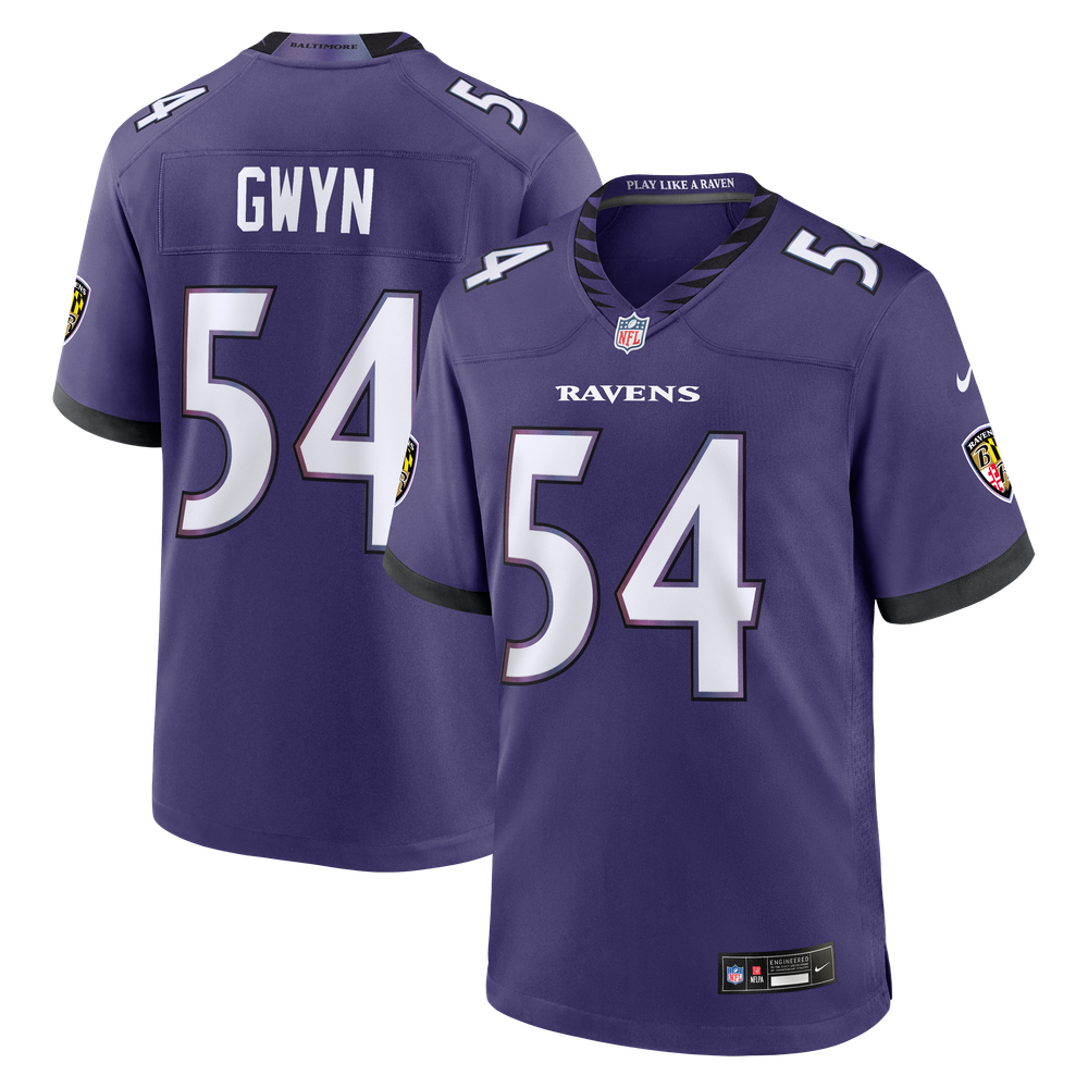 Baltimore Ravens Purple Game Jersey for Men – Jovaughn Gwyn
