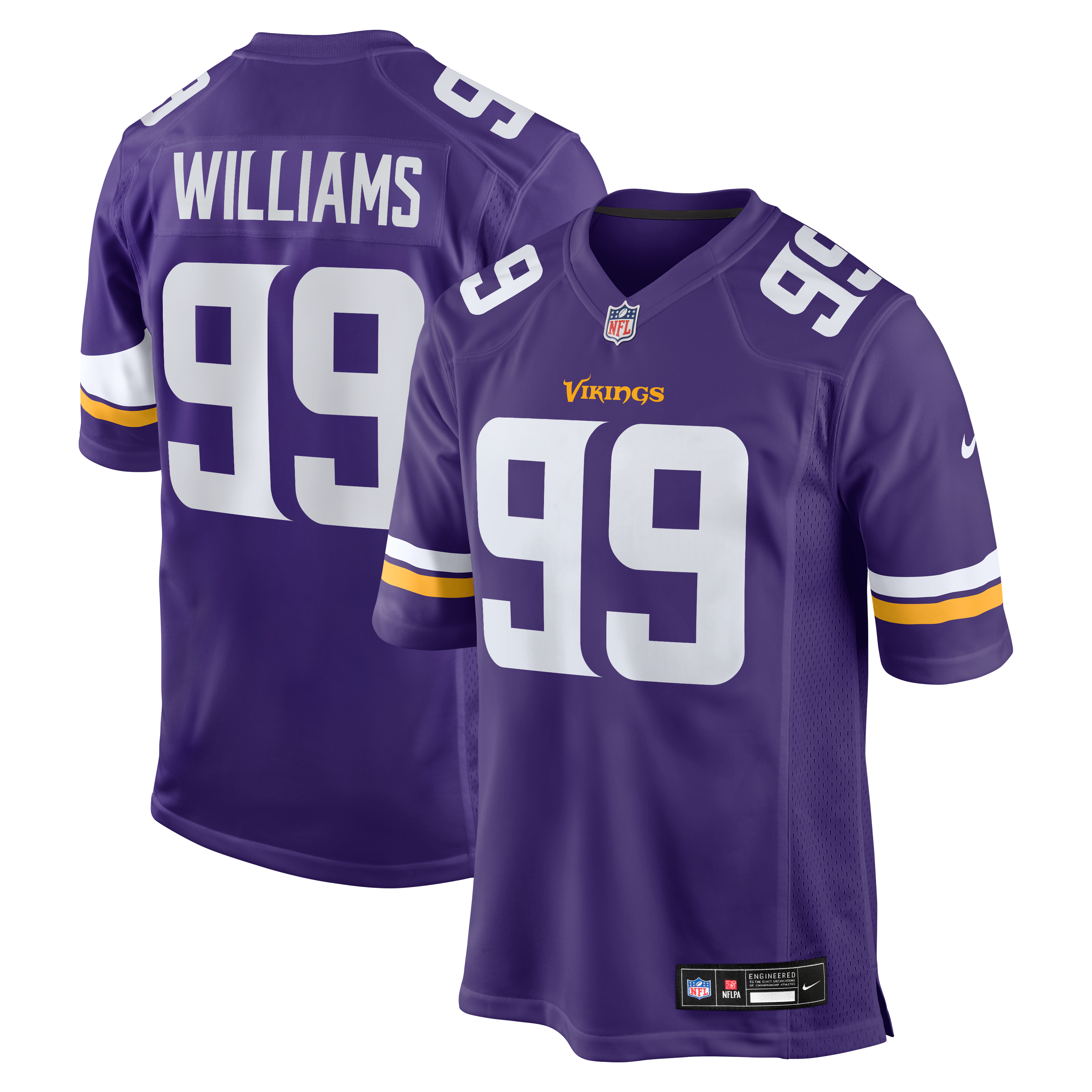 Minnesota Vikings Purple Game Jersey for Women – Elijah Williams