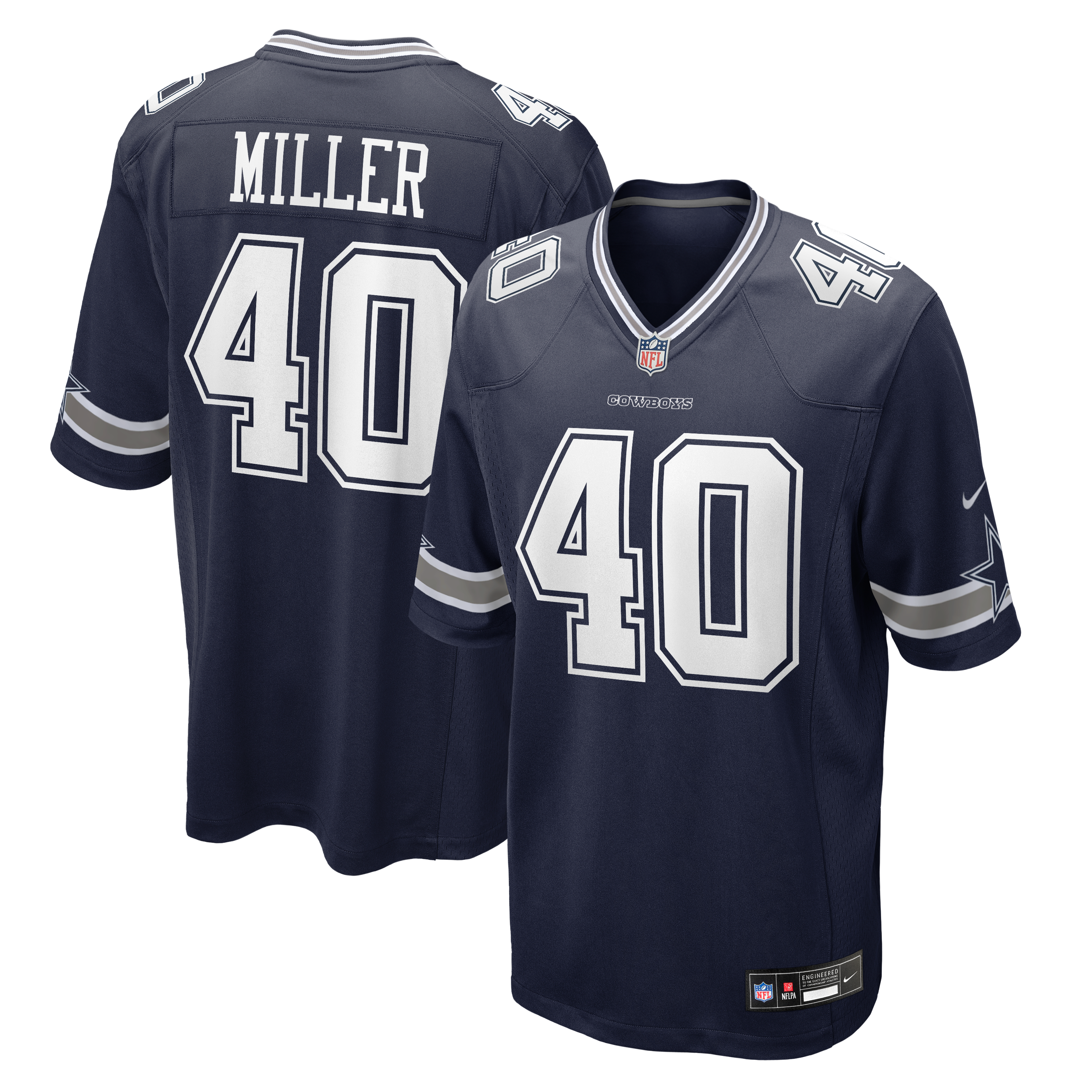 Dallas Cowboys Navy Game Jersey for Women – Von Miller