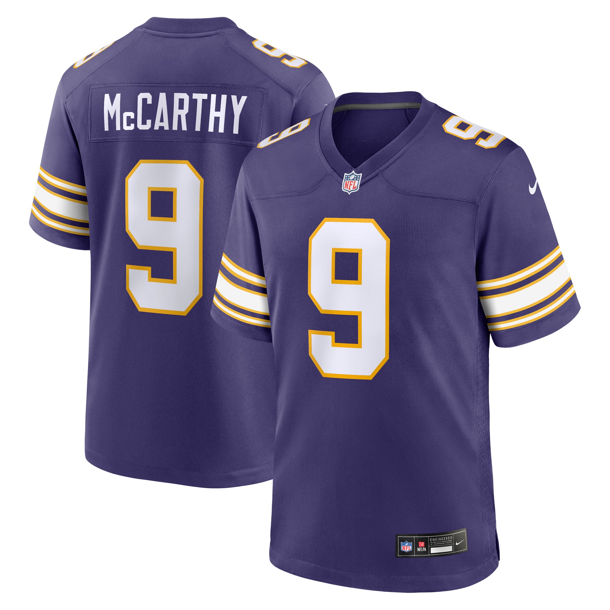 Minnesota Vikings Purple 2nd Player Alternate Jersey for Men – J.J. McCarthy