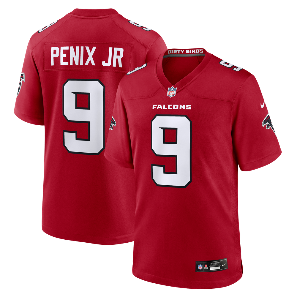 Atlanta Falcons Red Game Jersey for Women – Michael Penix Jr
