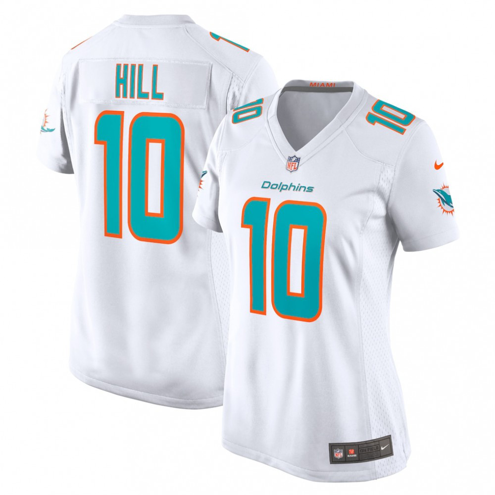 Miami Dolphins White Player Jersey for Men – Tyreek Hill