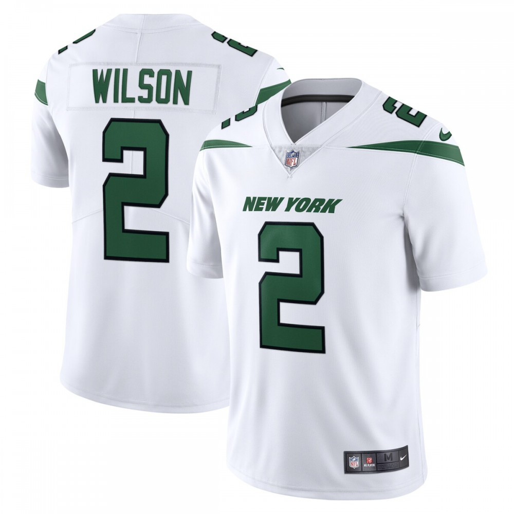 New York Jets White Spotlight Limited Jersey for Men – Zach Wilson