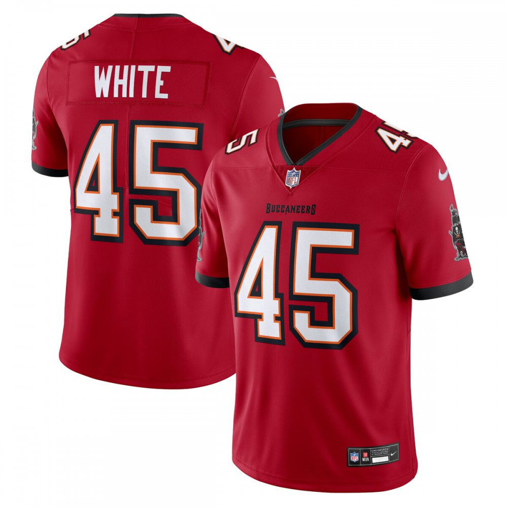 Tampa Bay Buccaneers White Football Limited Jersey for Men – Devin