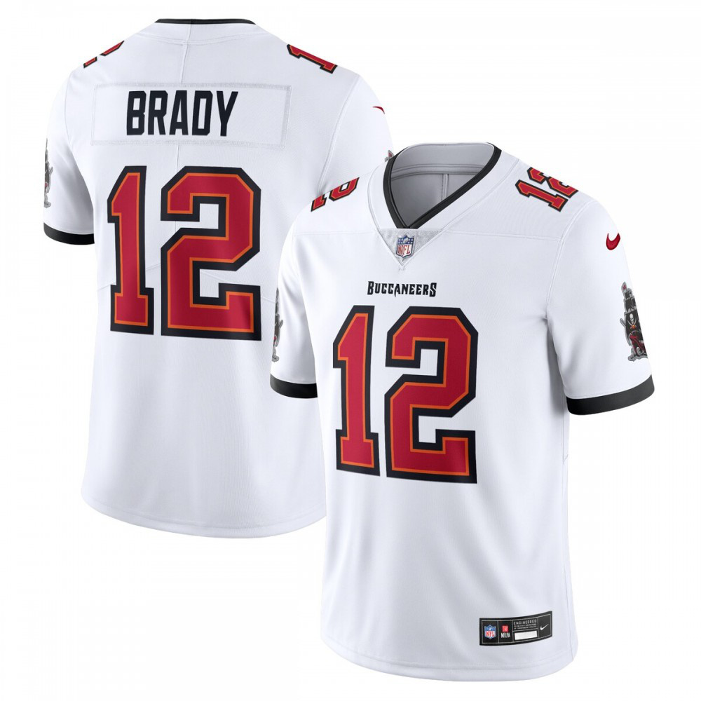 Tampa Bay Buccaneers White Limited Jersey for Men – Tom Brady