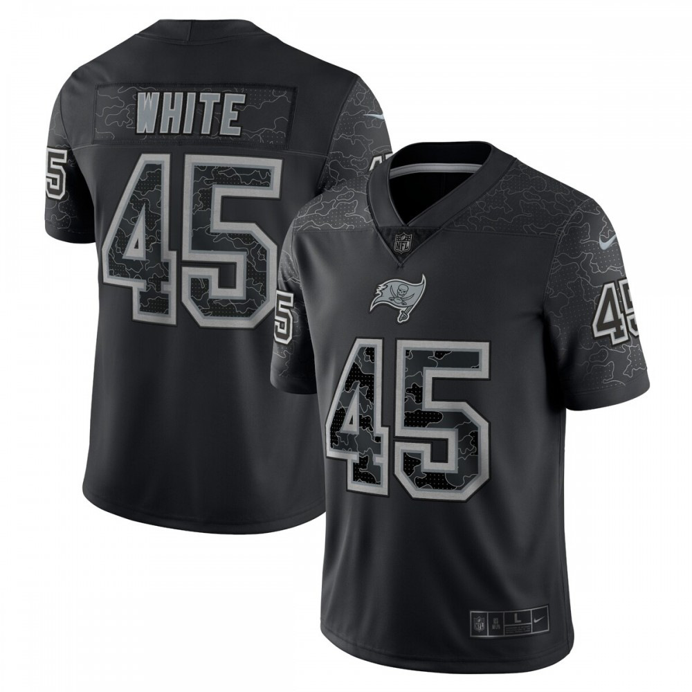 Tampa Bay Buccaneers White RFLCTV Limited Jersey for Men – Devin