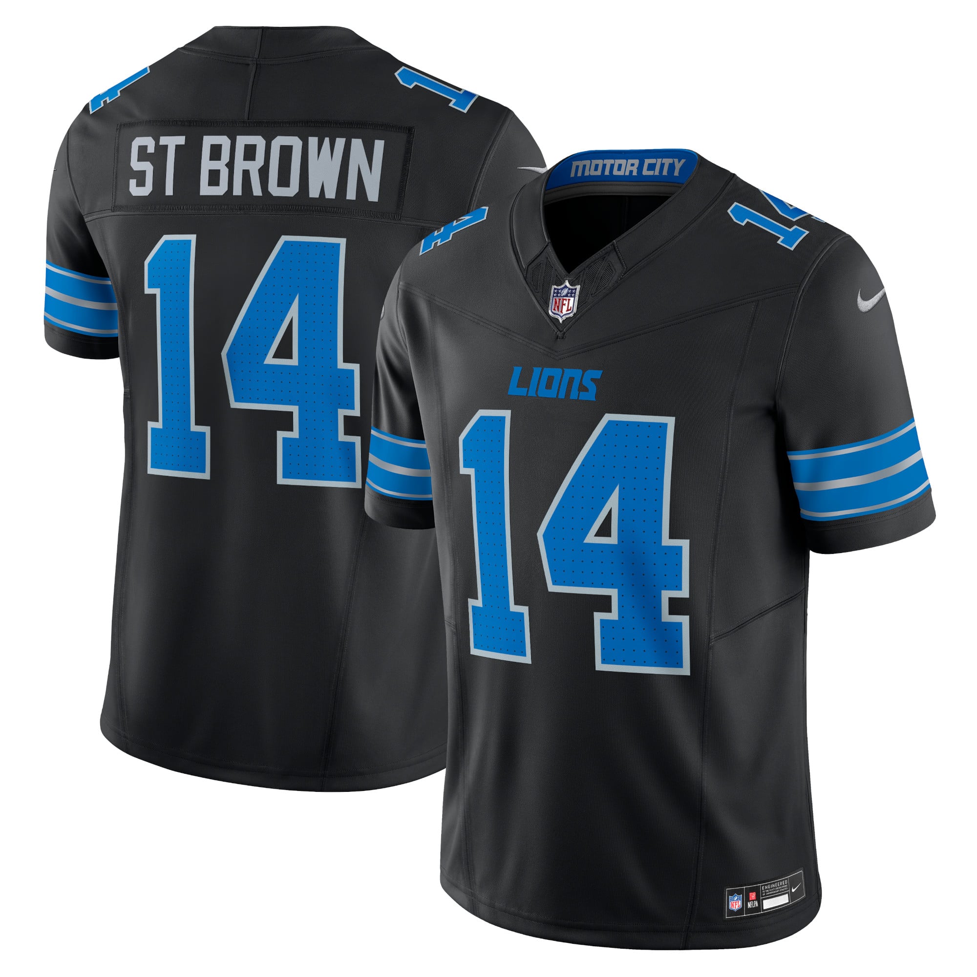 Detroit Lions Black 2nd Limited Alternate Jersey for Men – Amon-Ra St. Brown