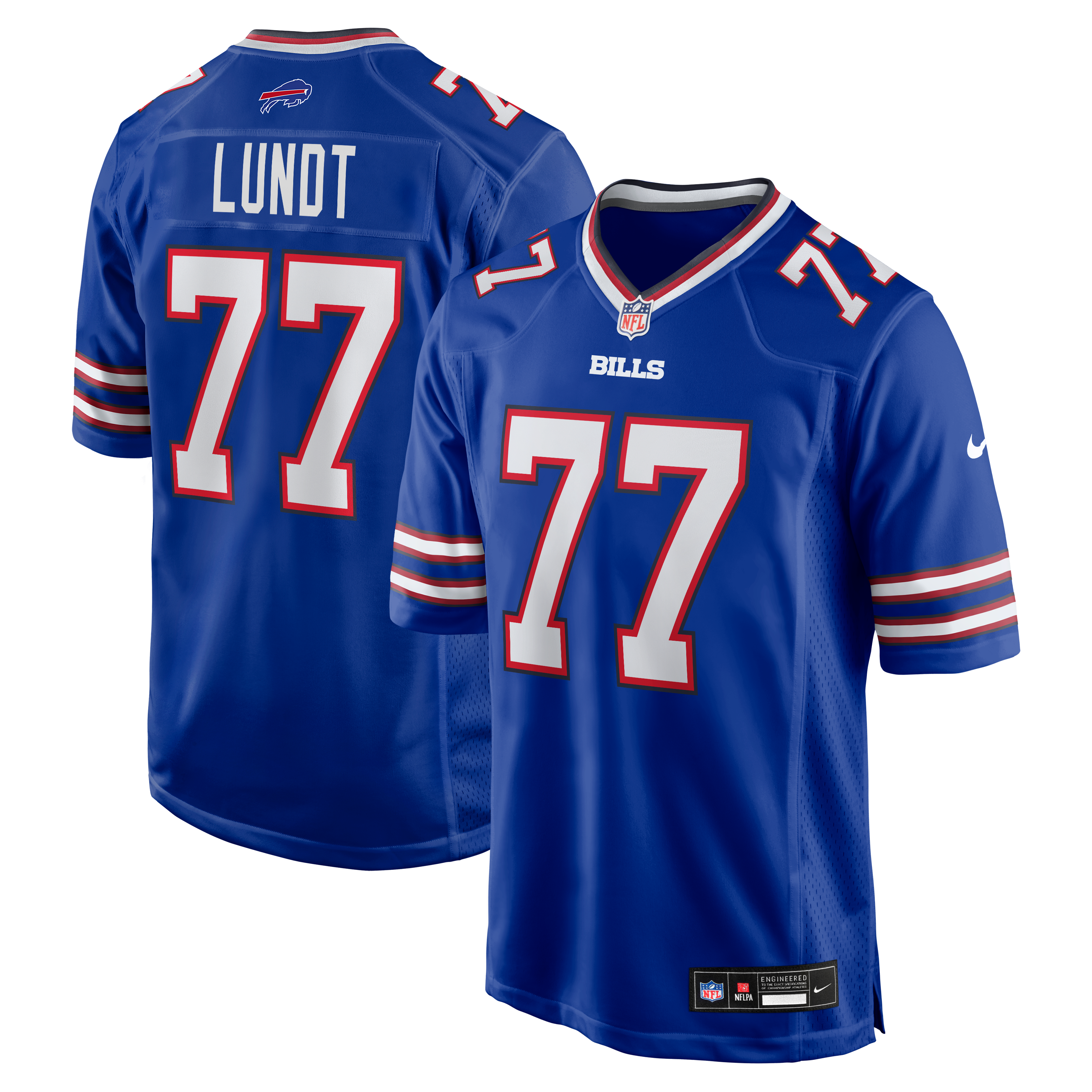 Buffalo Bills Royal Game Jersey for Women – Chase Lundt