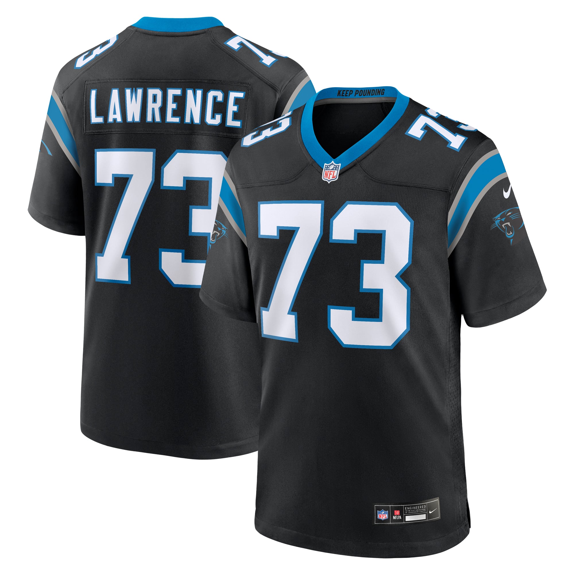 Carolina Panthers Game Jersey for Men – Rashard Lawrence
