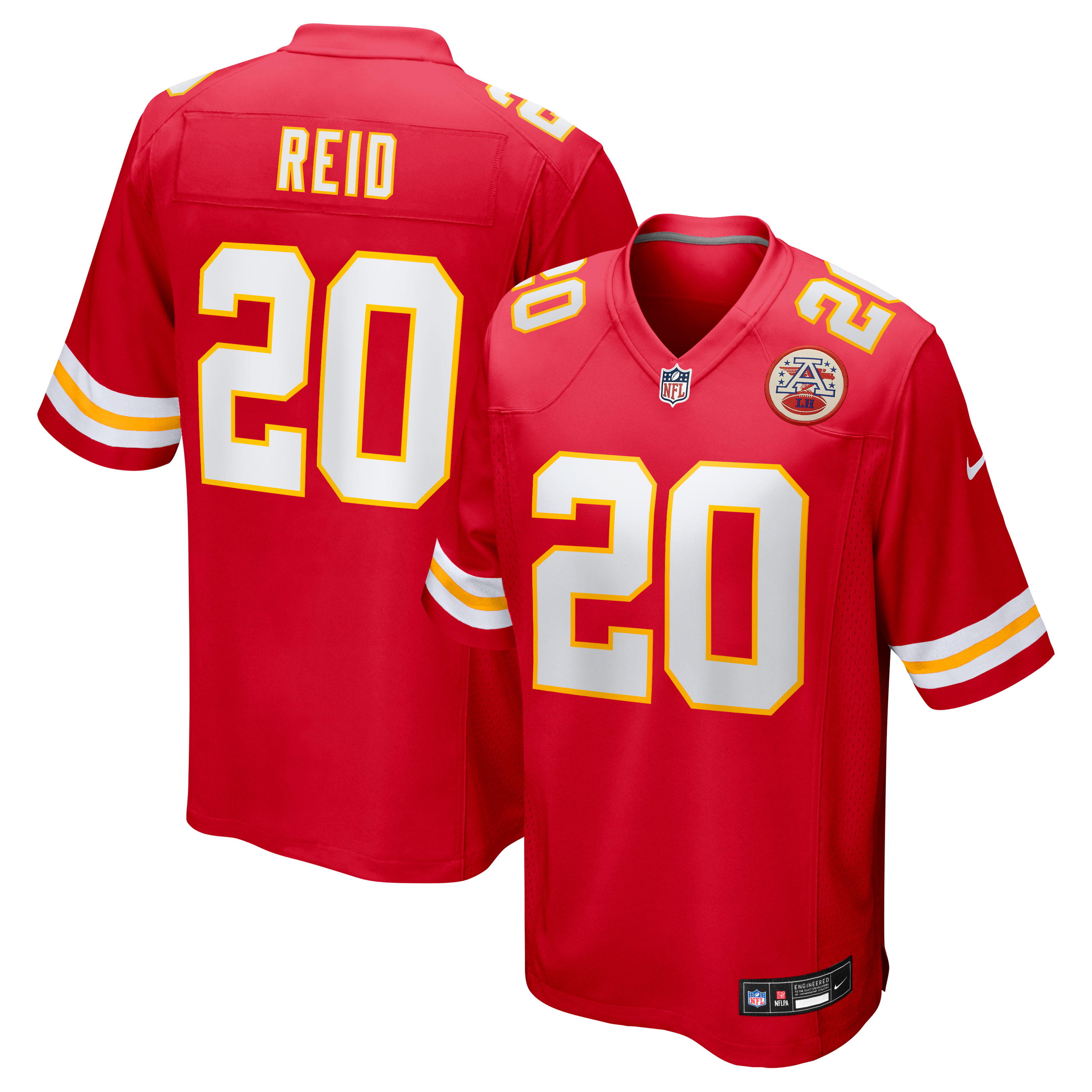 Kansas City Chiefs Red City Game Jersey for Men – Justin Reid