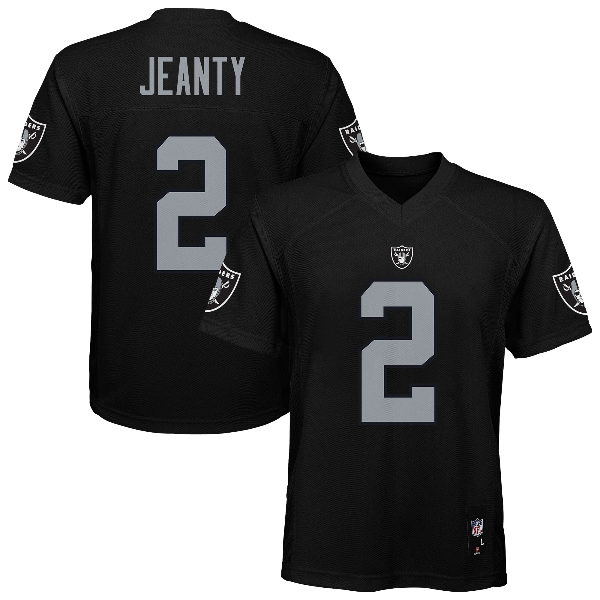 Las Vegas Raiders Black Replica Jersey for Men – Ashton Jeanty
