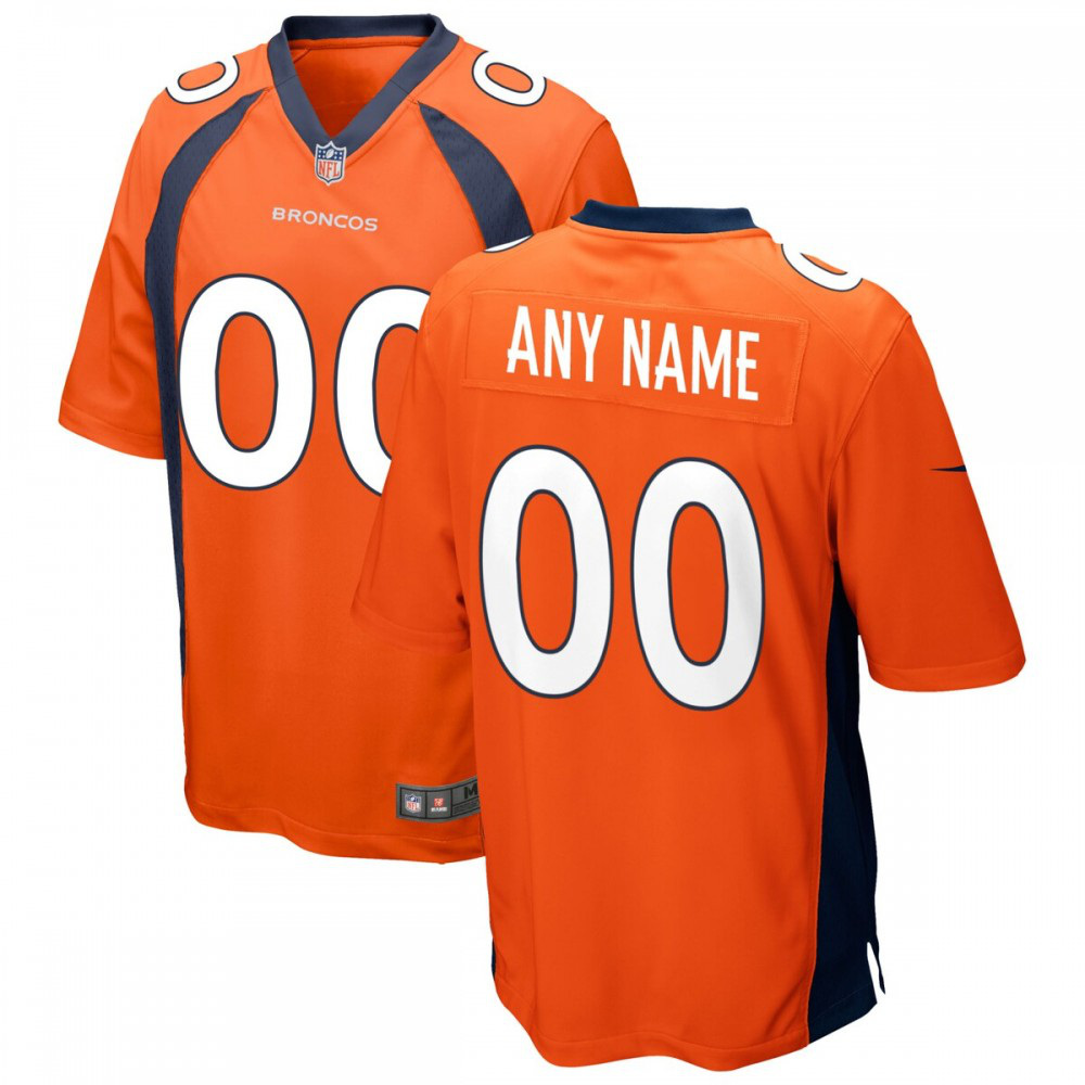 Denver Broncos Orange Game Jersey for Men