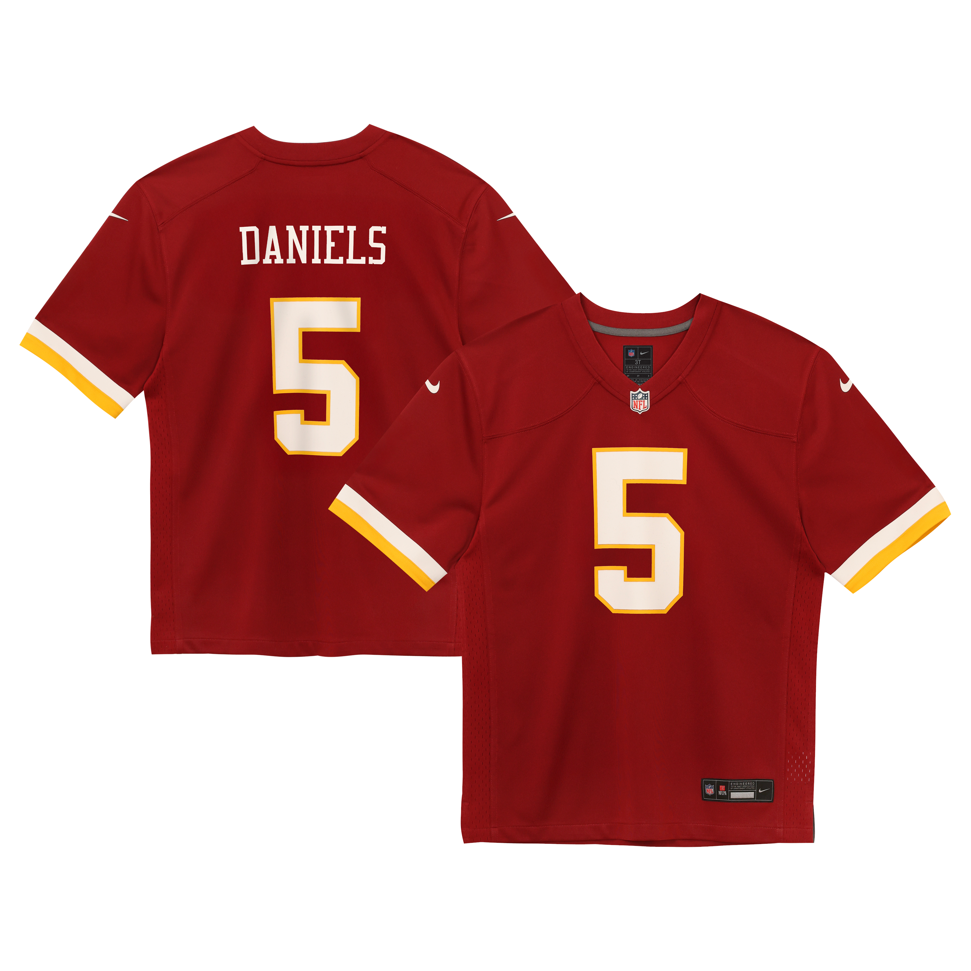 Washington Commanders Burgundy Football Game Jersey for Women – Jayden Daniels