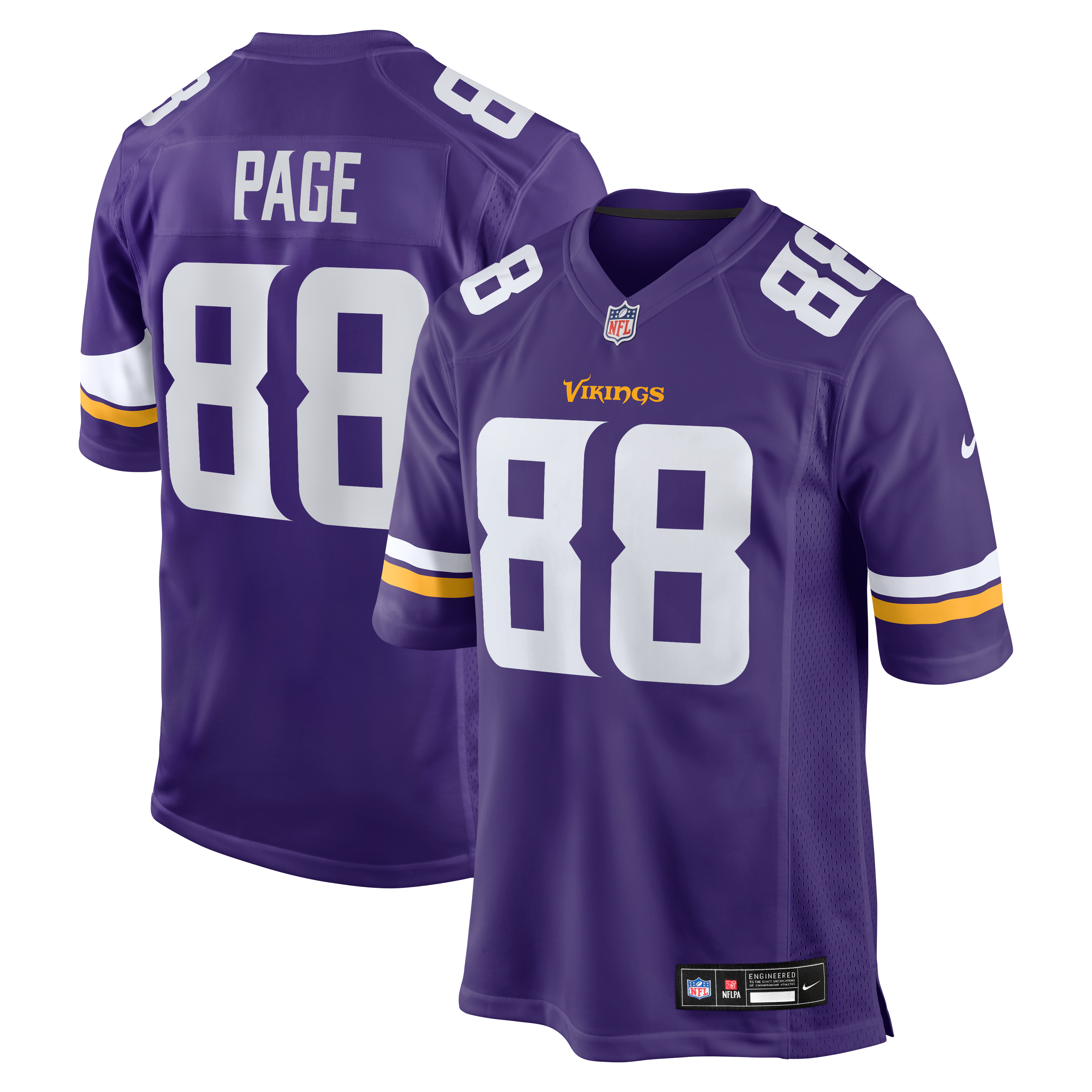Minnesota Vikings Purple Retired Player Jersey for Men – Alan Page