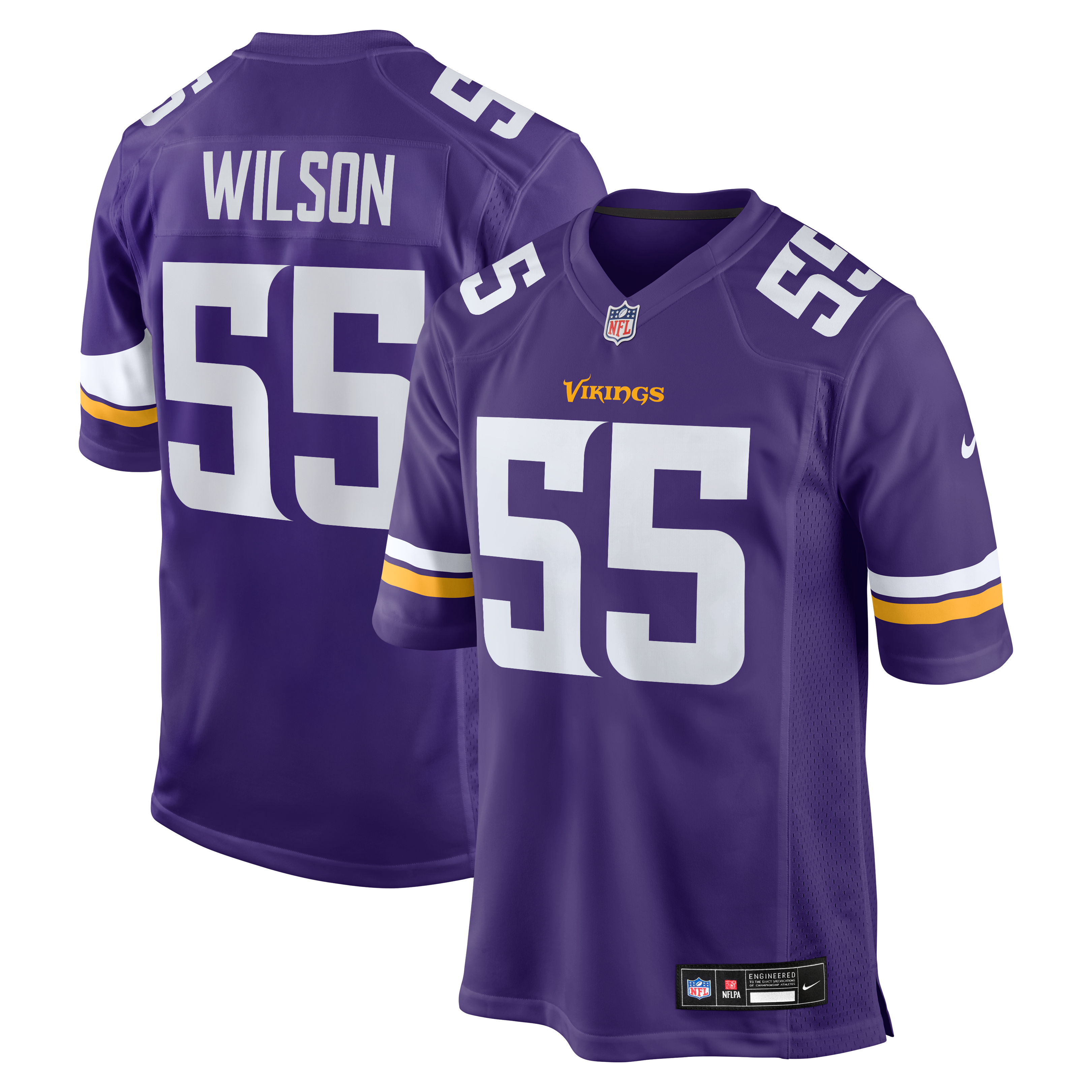 Minnesota Vikings Purple Game Jersey for Women – Eric Wilson