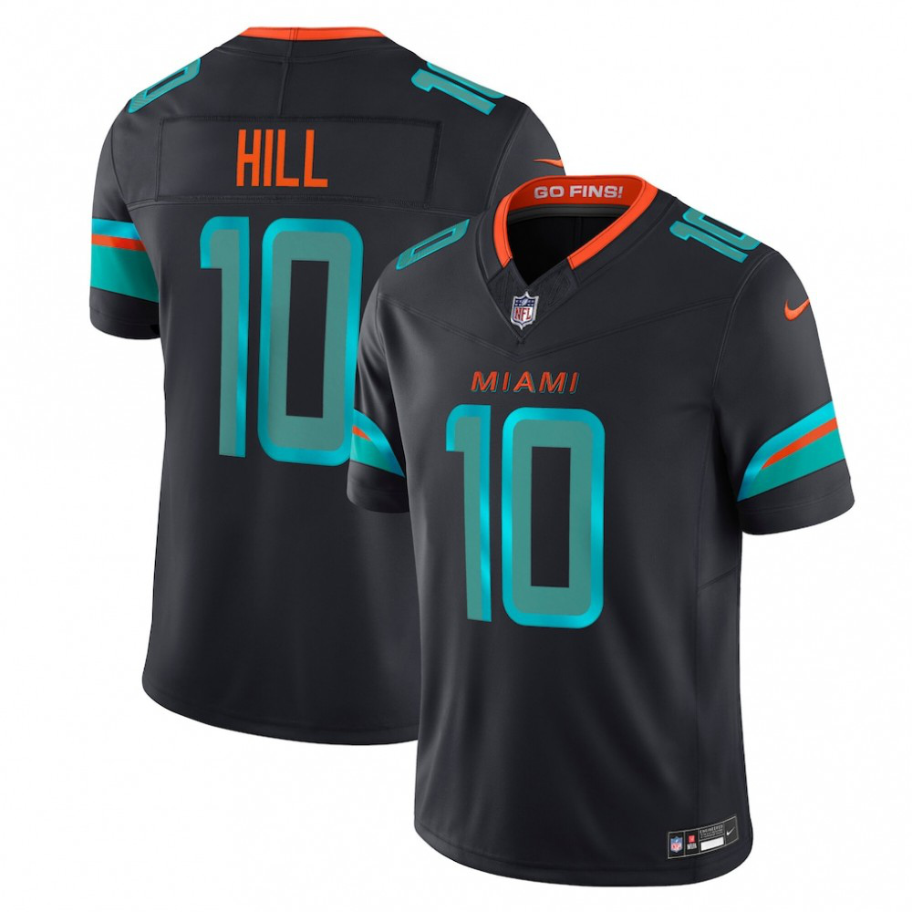 Miami Dolphins 2025 Blue Pitch Rivalries Limited Jersey for Men – Tyreek Hill