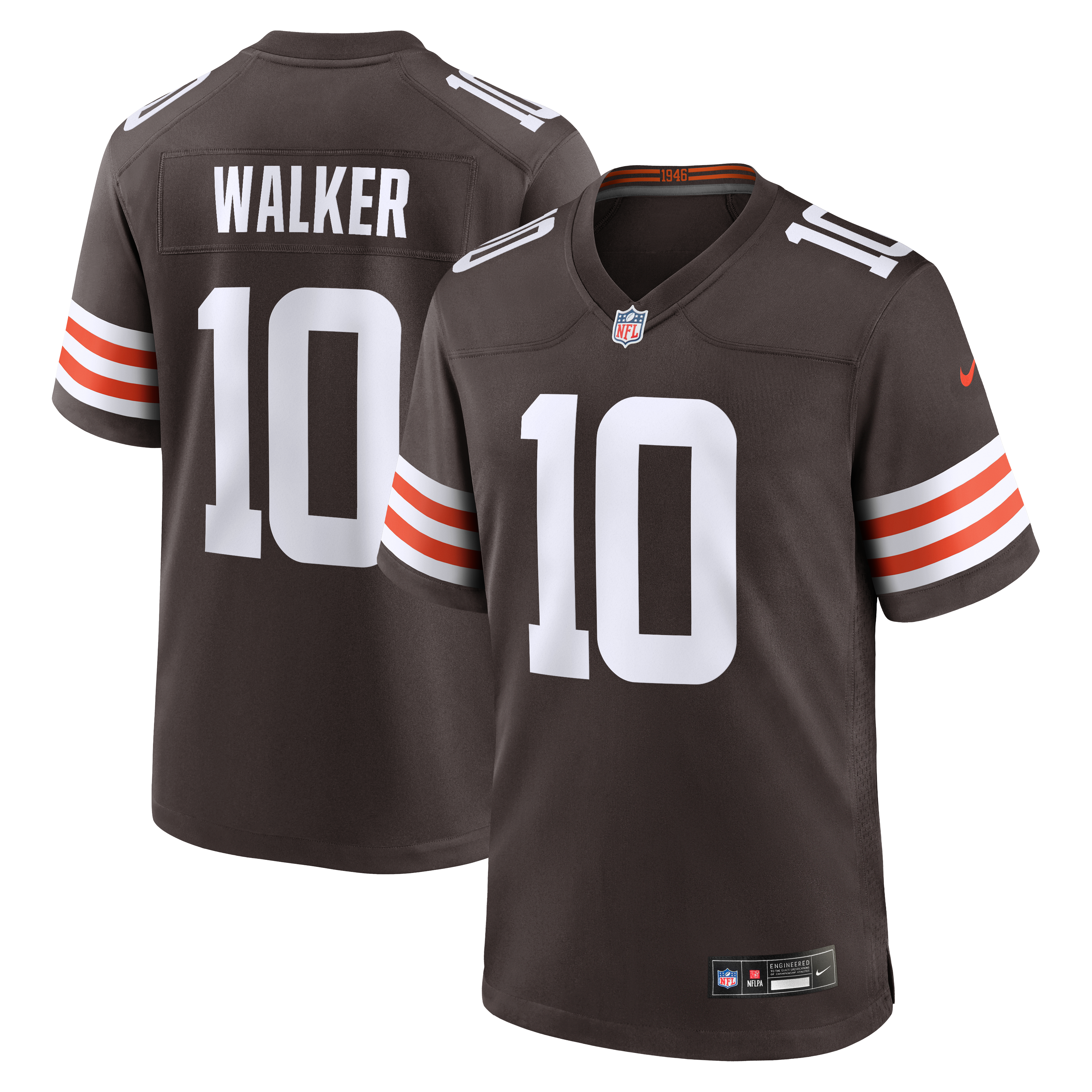 Cleveland Browns Brown Game Jersey for Kids – Phillip Walker