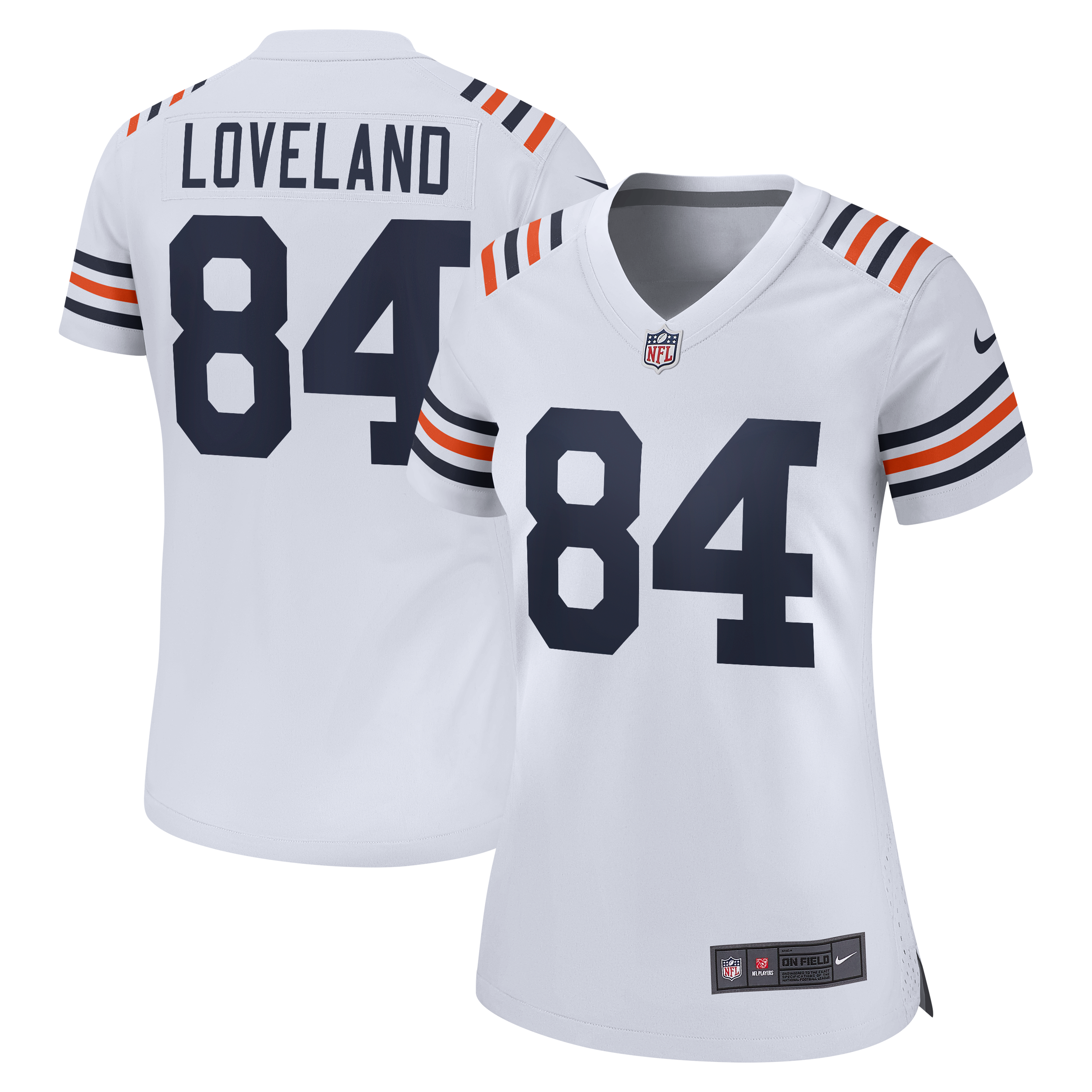 Chicago Bears White Game Alternate Jersey for Men – Colston Loveland
