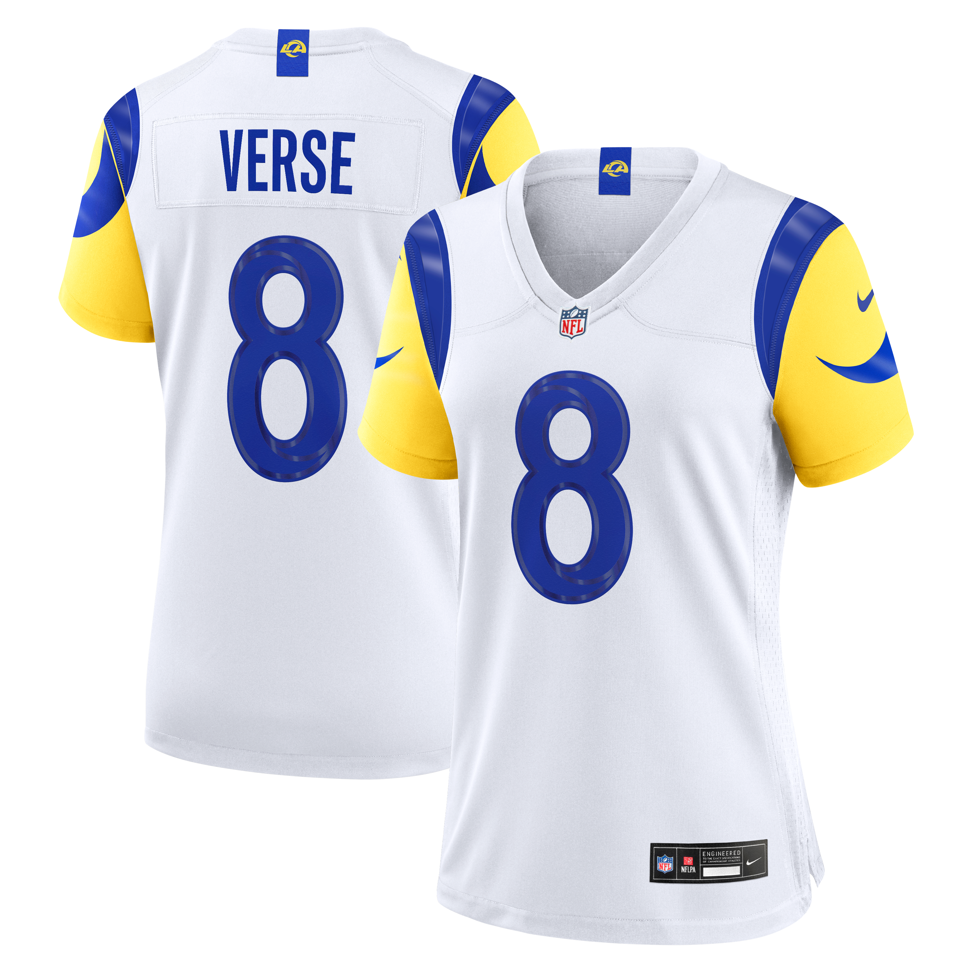 Los Angeles Rams White Game Jersey for Men – Jared Verse