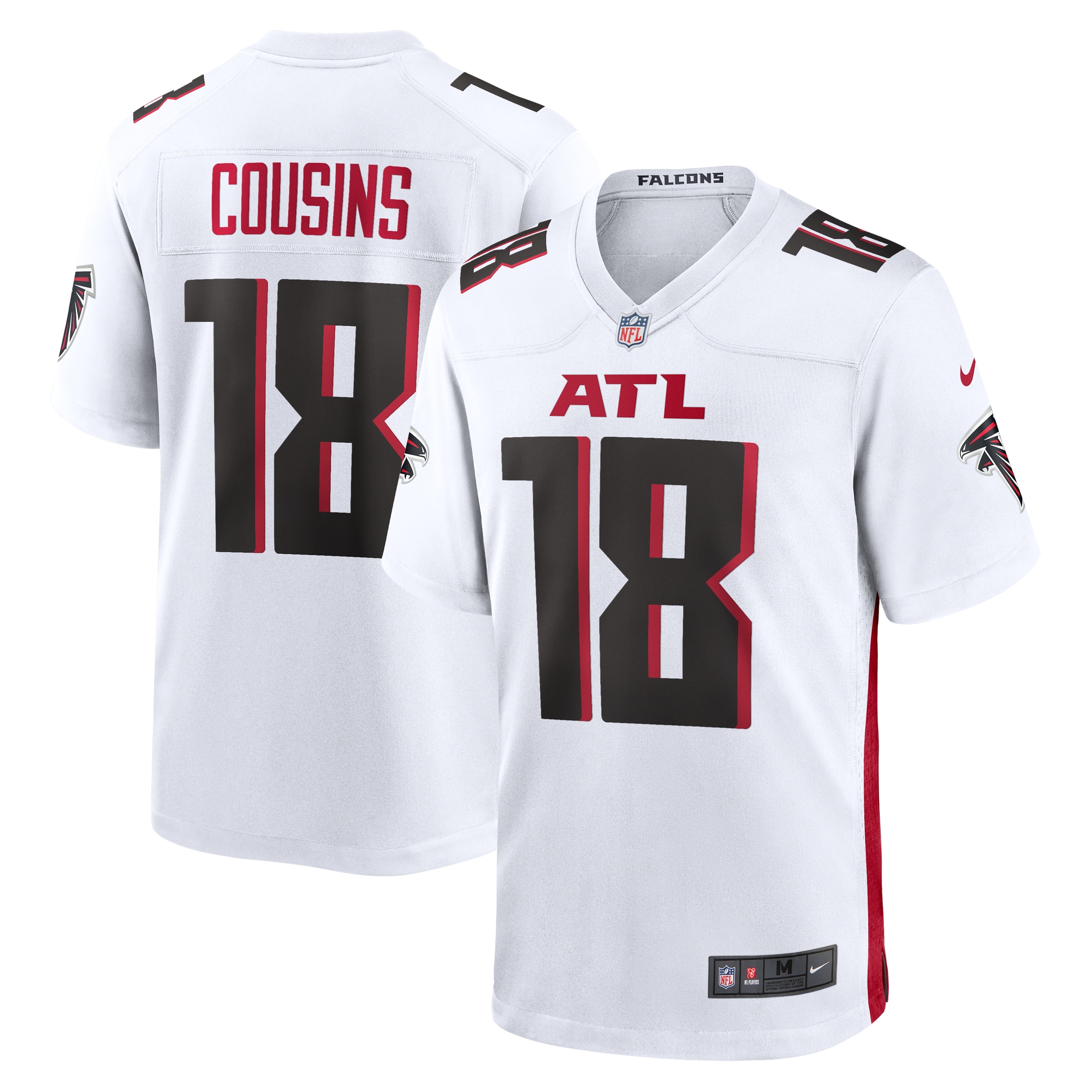 Atlanta Falcons White Player Jersey for Men – Kirk Cousins