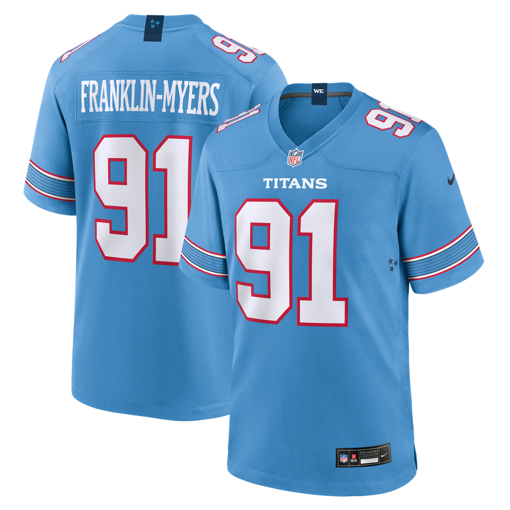 Tennessee Titans Light Game Jersey for Women – John Franklin-Myers