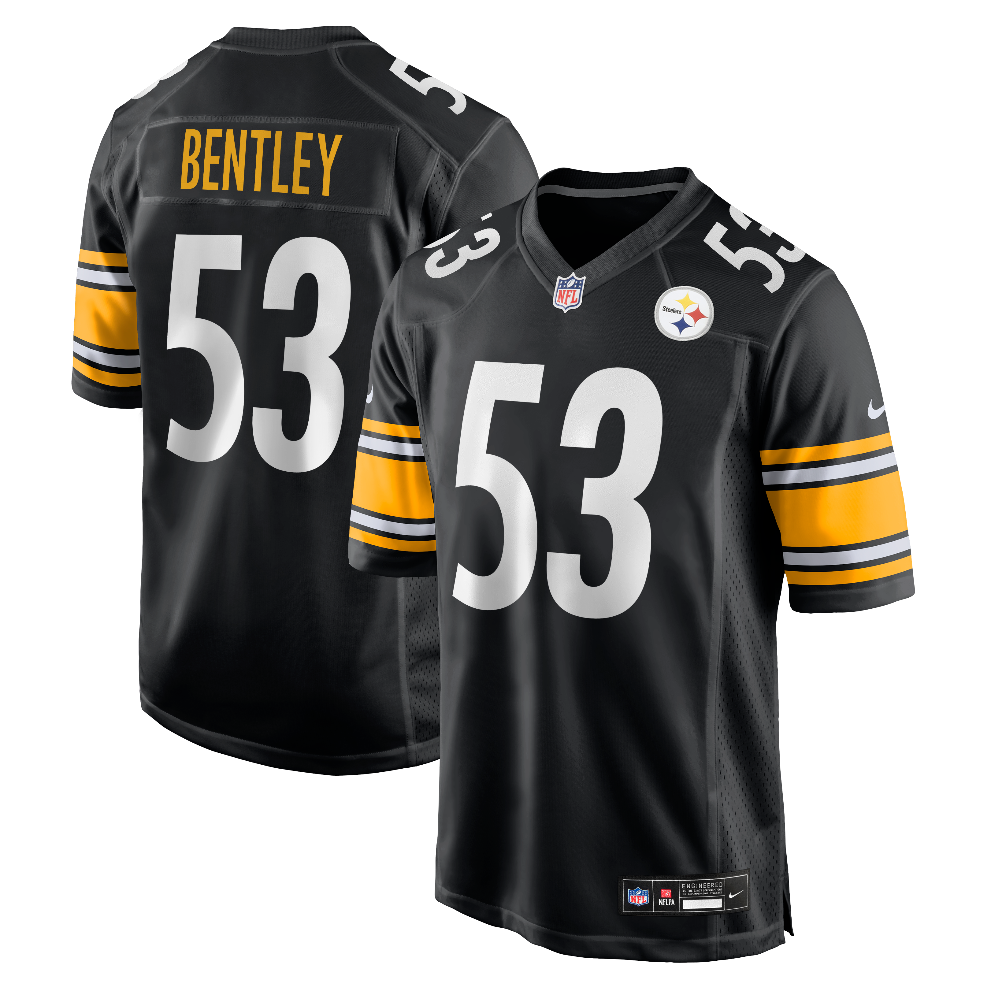 Pittsburgh Steelers Black Game Jersey for Men – JaWhaun Bentley