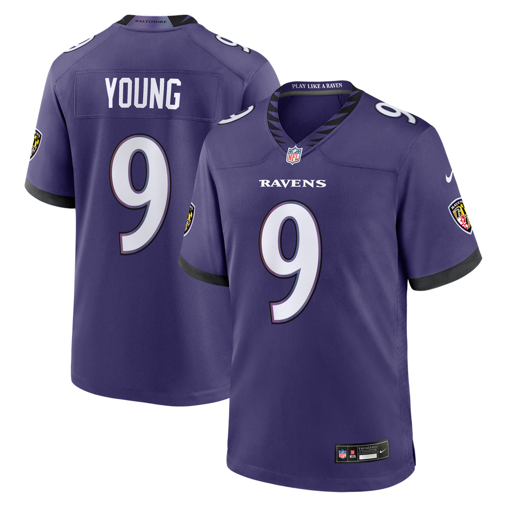 Baltimore Ravens Purple Game Jersey for Men – Zion Young