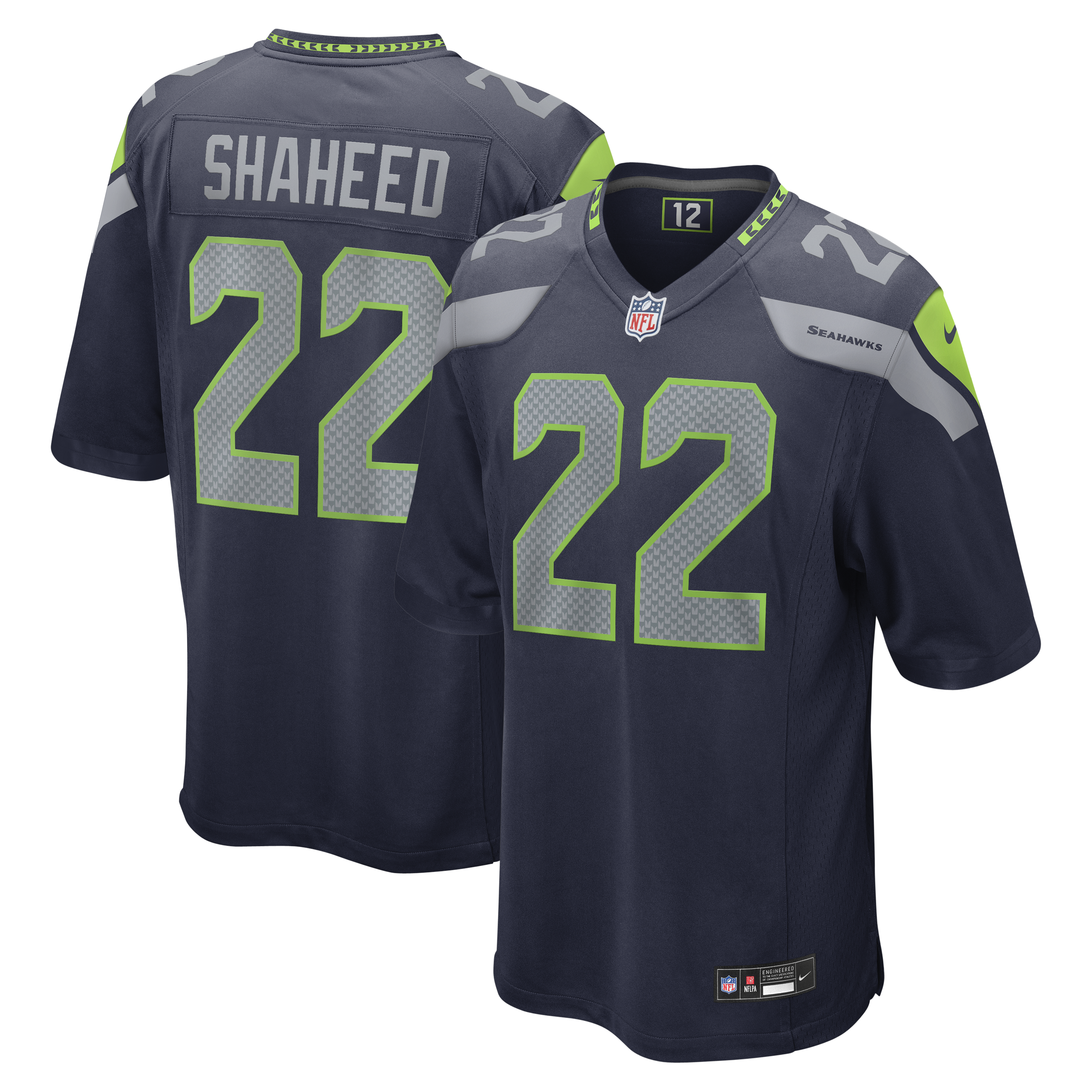 Seattle Seahawks College Game Jersey for Men – Rashid Shaheed
