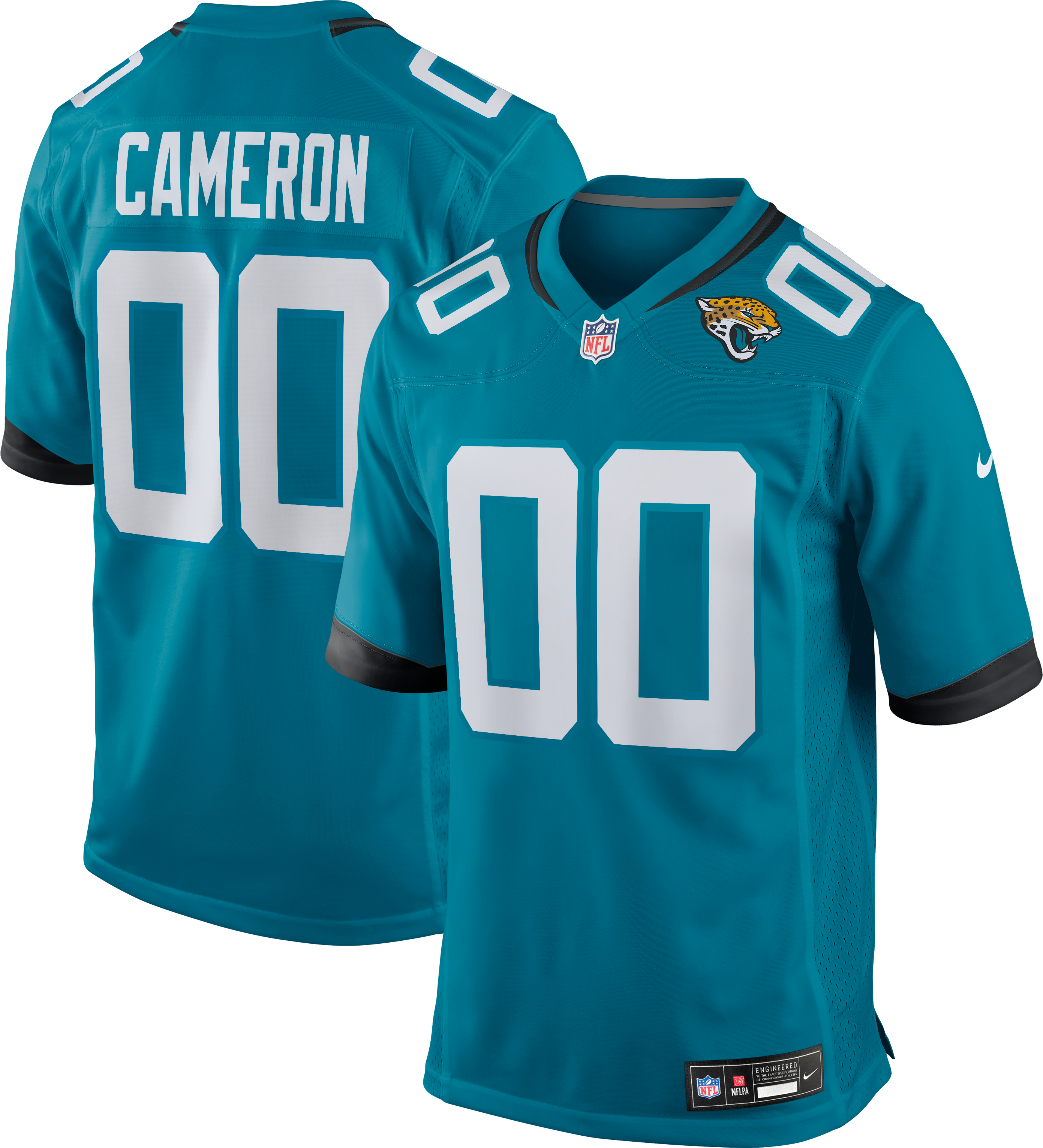 Jacksonville Jaguars Teal Game Jersey for Women – Josh Cameron
