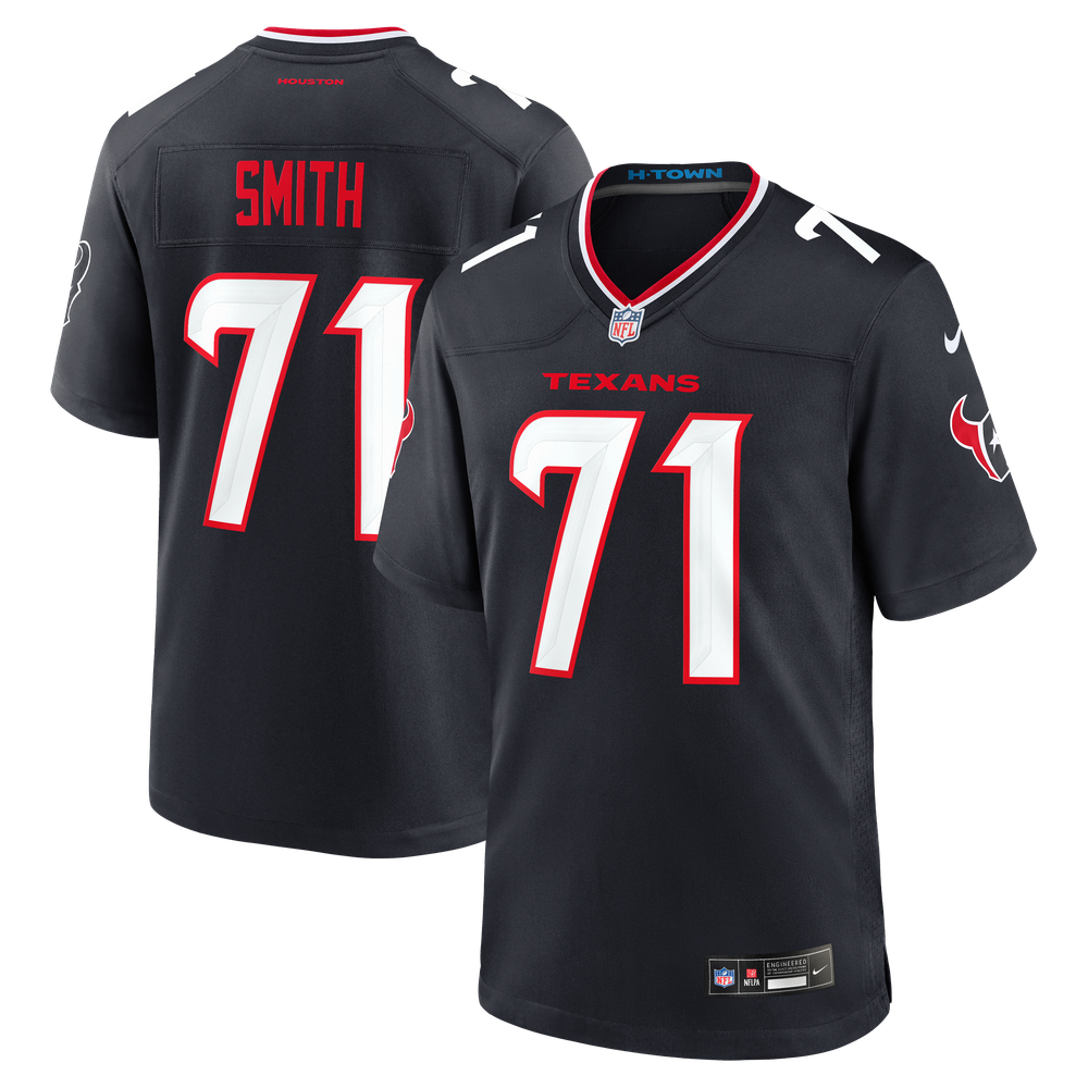 Houston Texans Navy Game Jersey for Men – Braden Smith