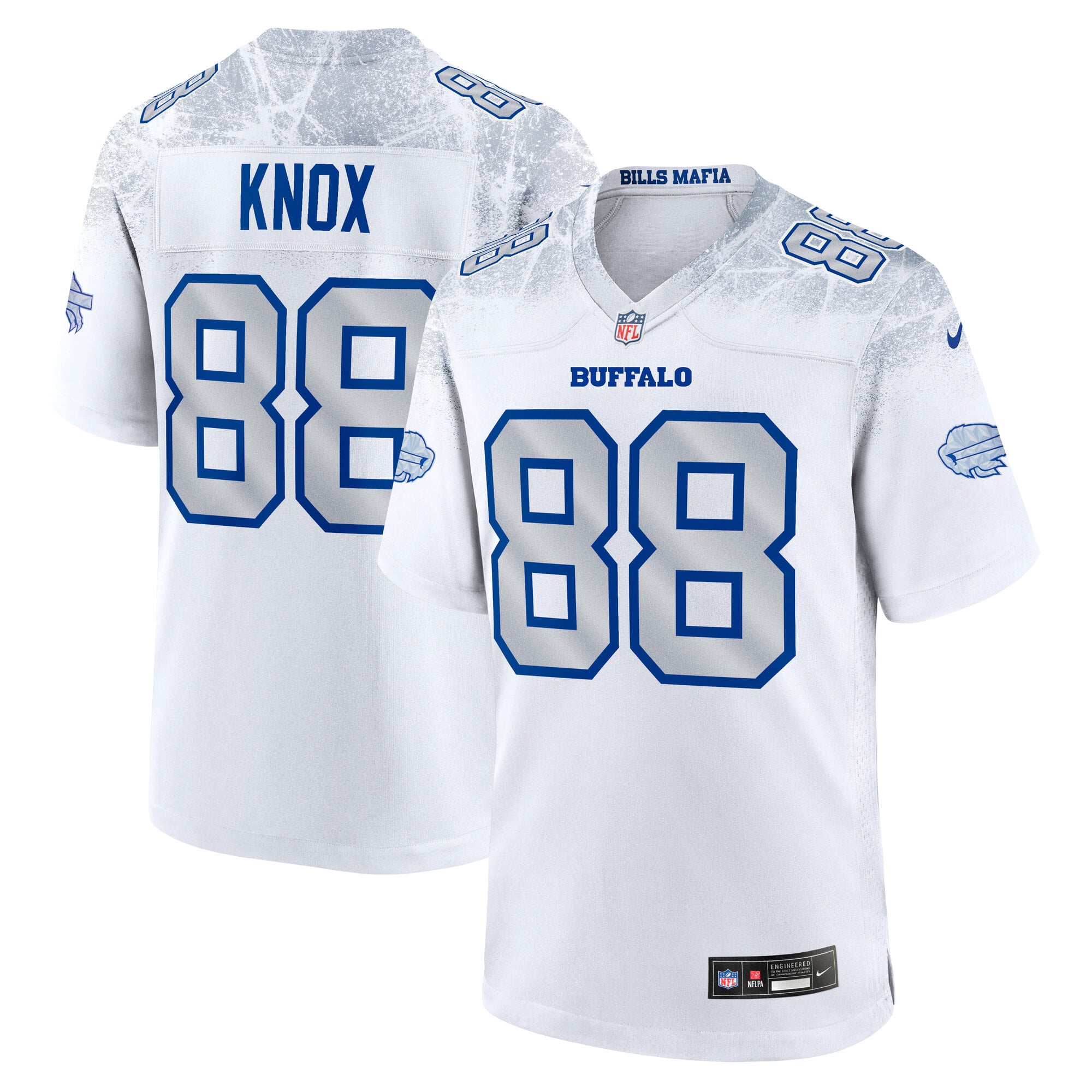 Buffalo Bills White Rivalries Game Jersey for Kids – Dawson Knox