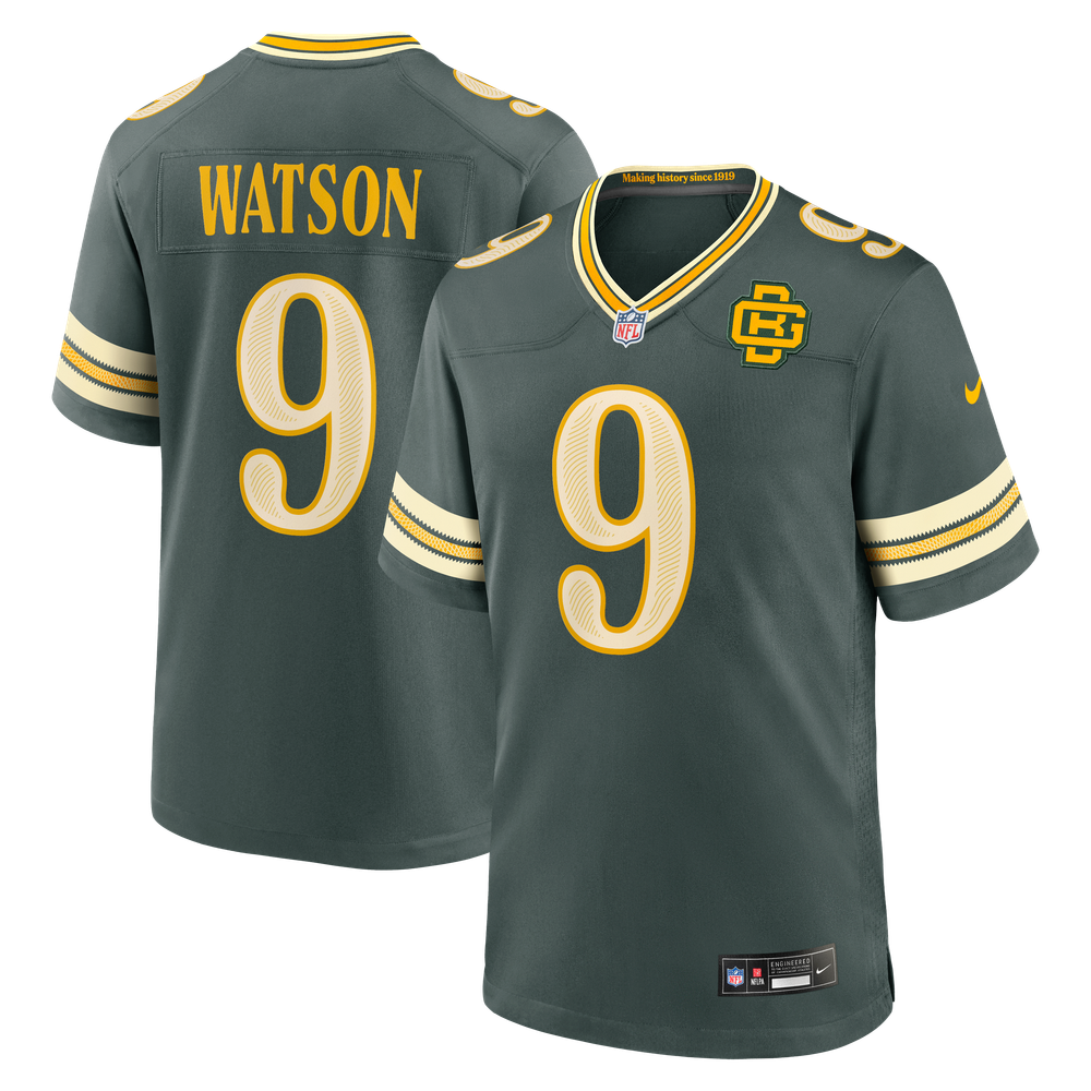 Green Bay Packers 2026 Rivalries Game Jersey for Men – Christian Watson