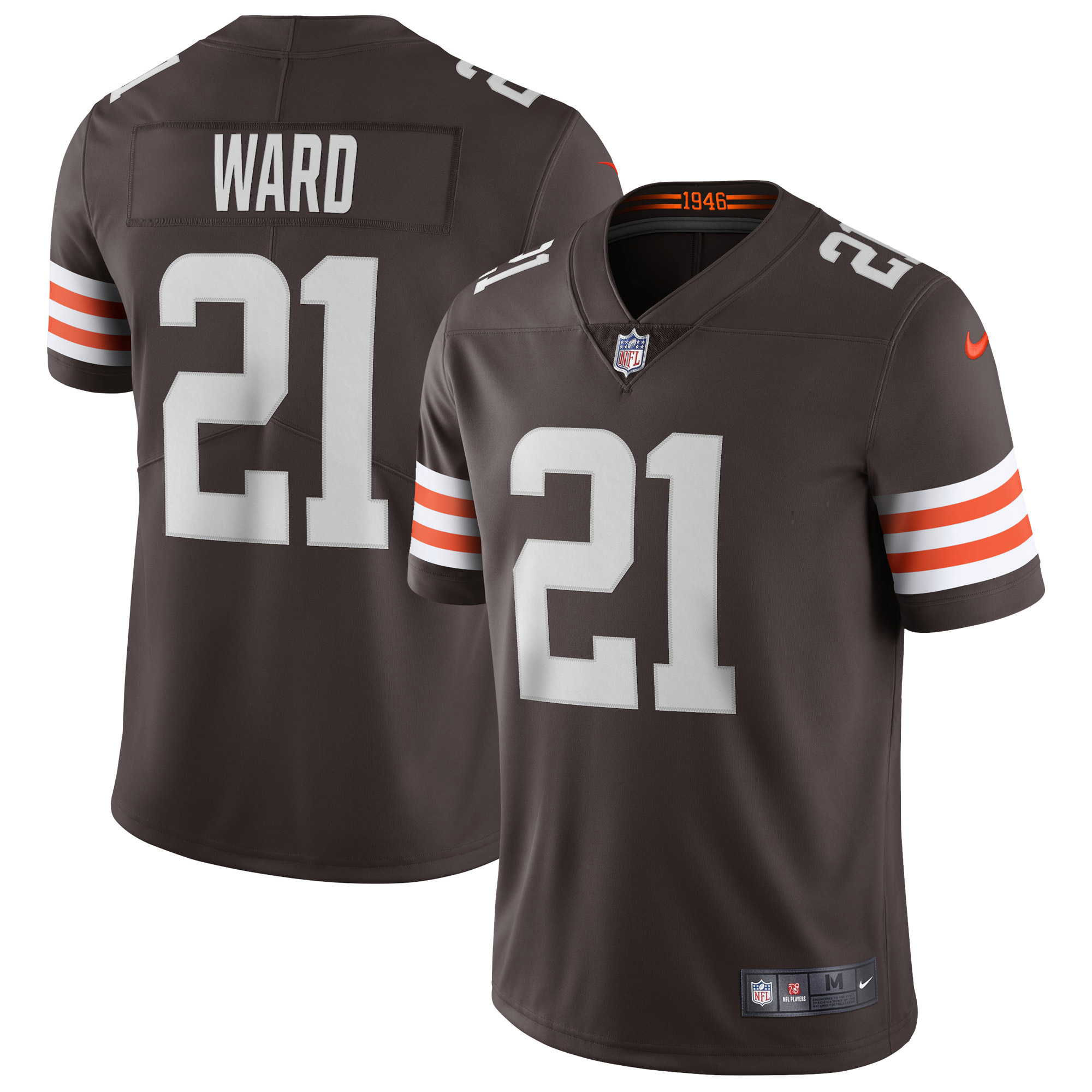 Cleveland Browns Brown Football Limited Jersey for Men – Denzel Ward