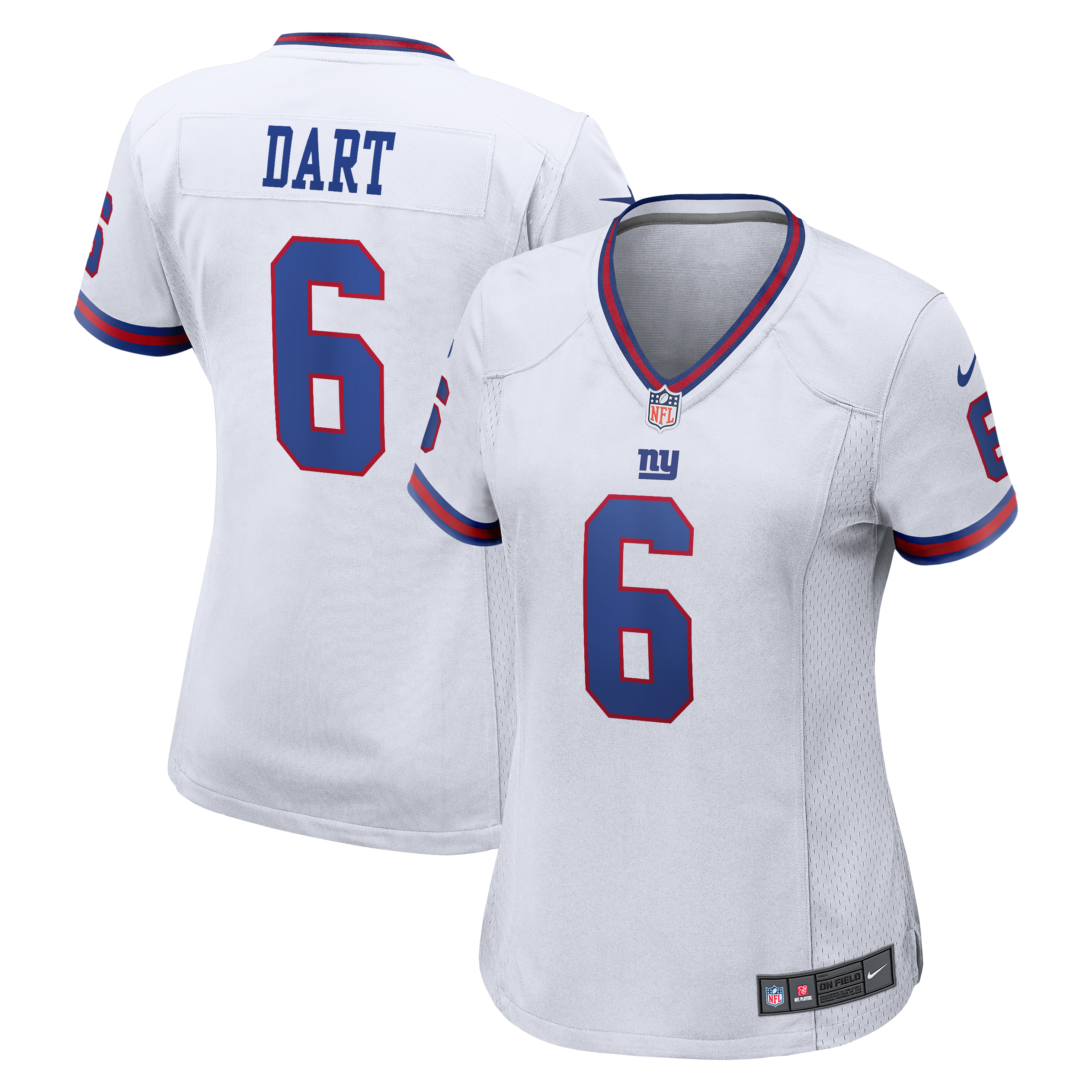 New York Giants White Vintage Game Alternate Jersey for Women – Jaxson Dart
