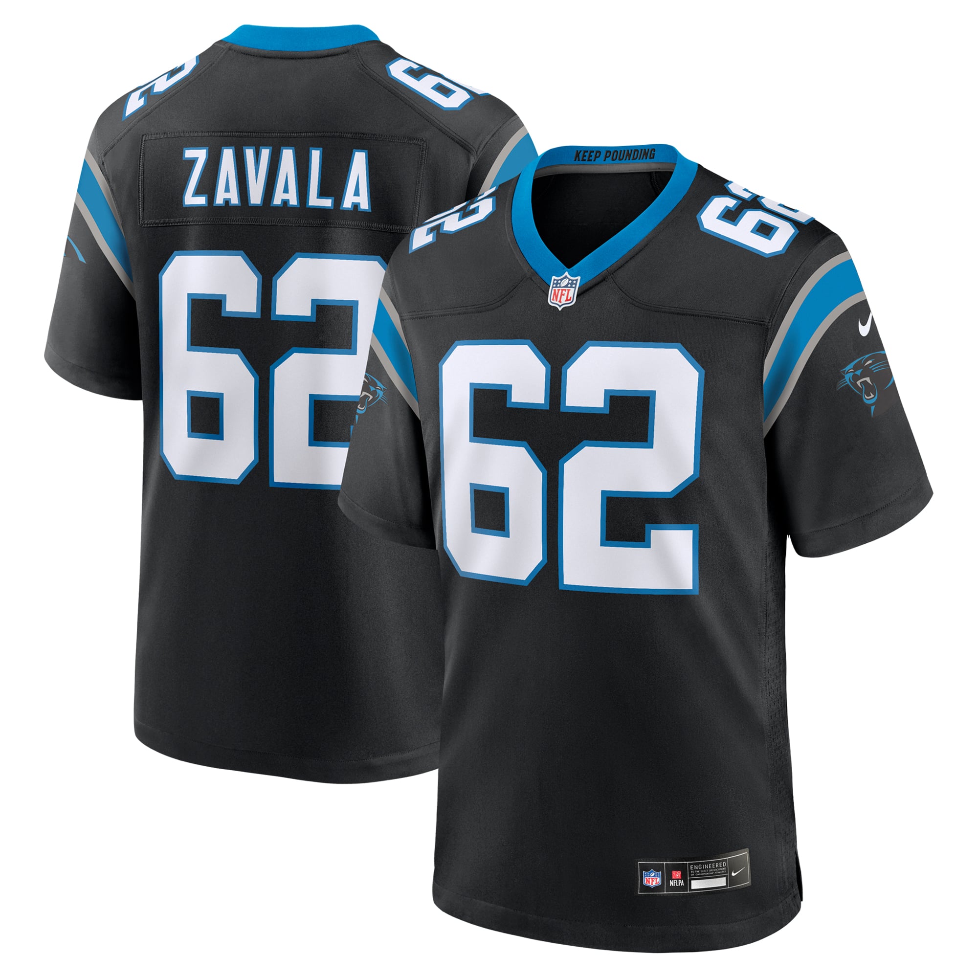 Carolina Panthers Game Jersey for Women – Chandler Zavala