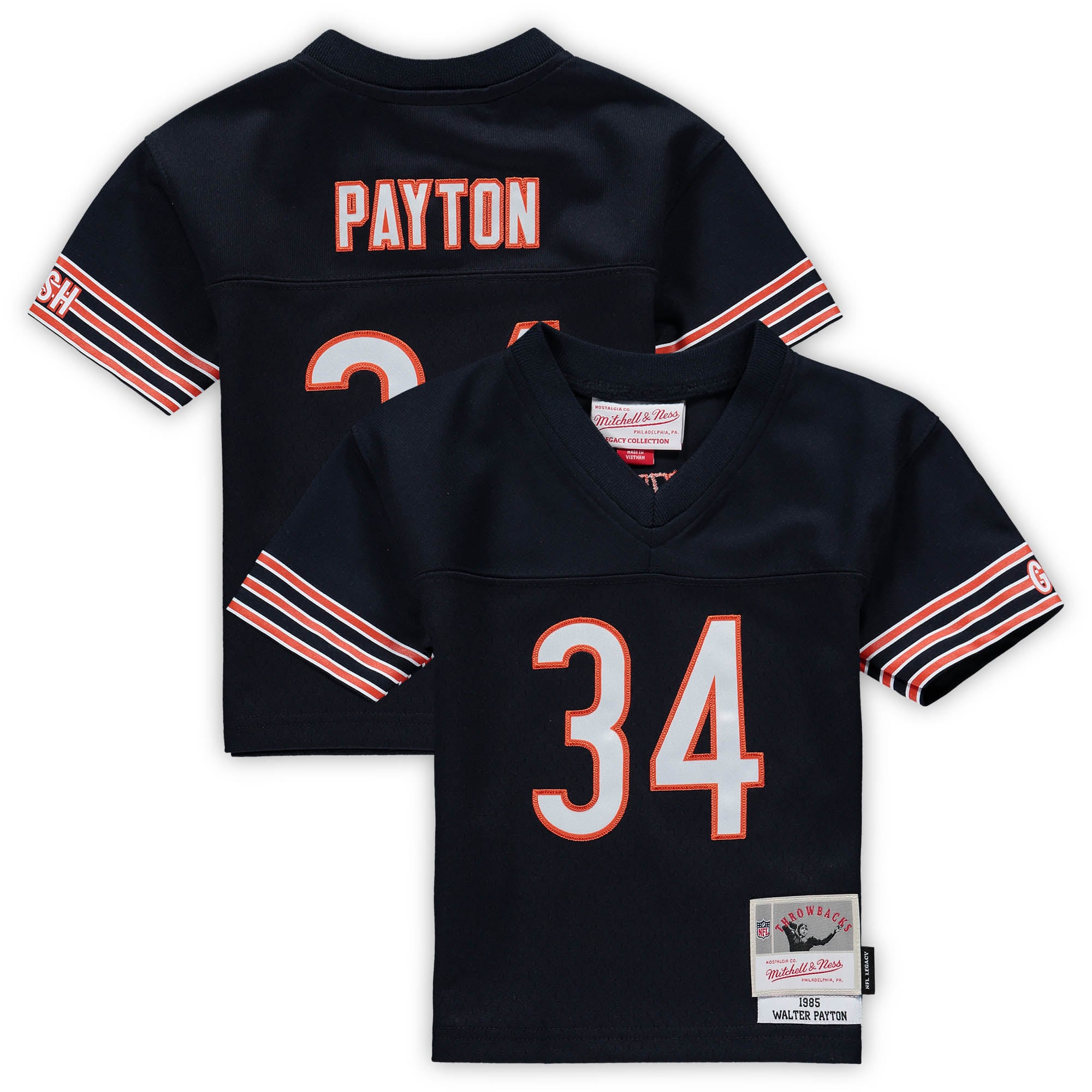 Chicago Bears 1985 Navy Retired Legacy Jersey for Men – Walter Payton